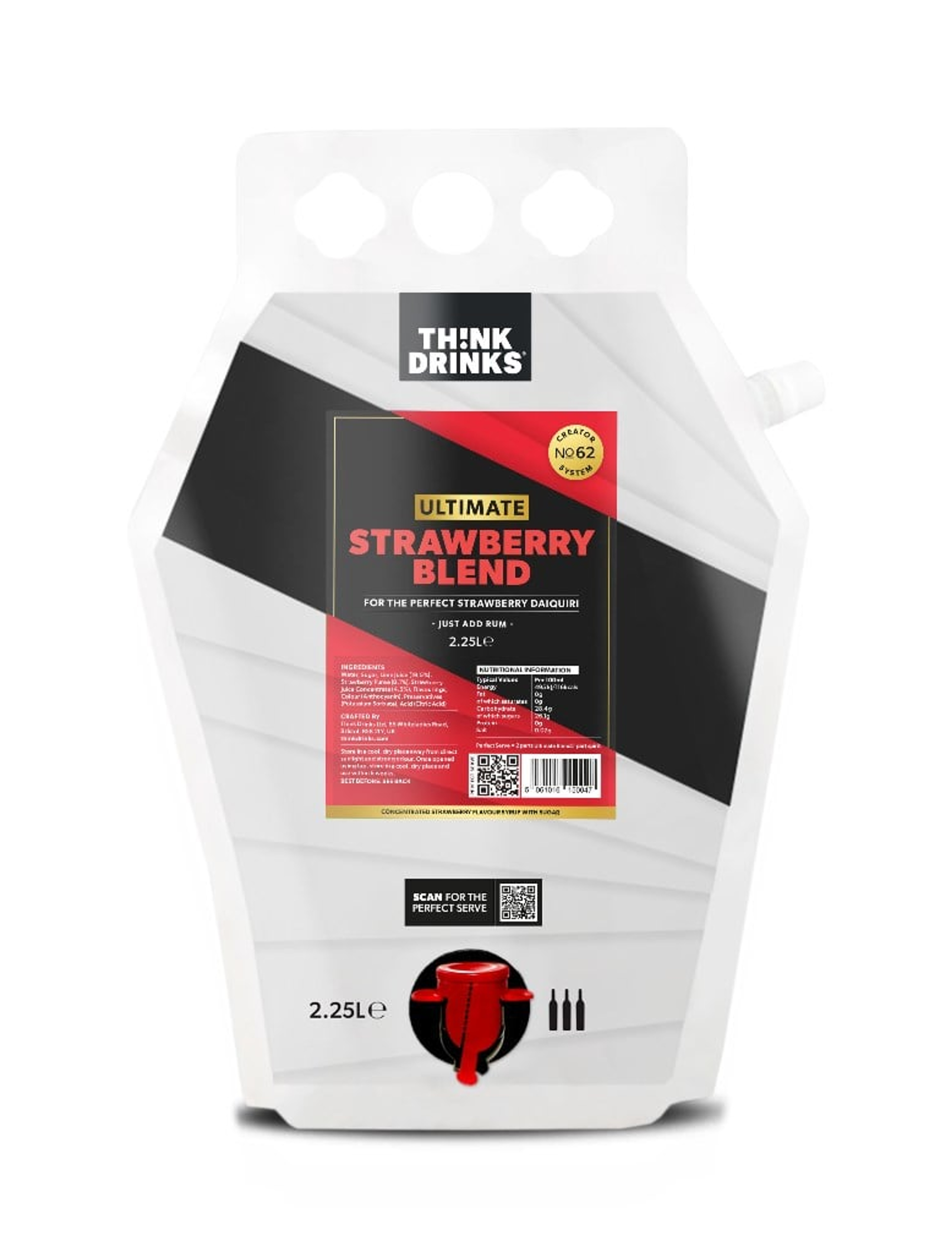 Think Drinks - Ultimate Strawberry Blend (2 x 2.25) 450cl
