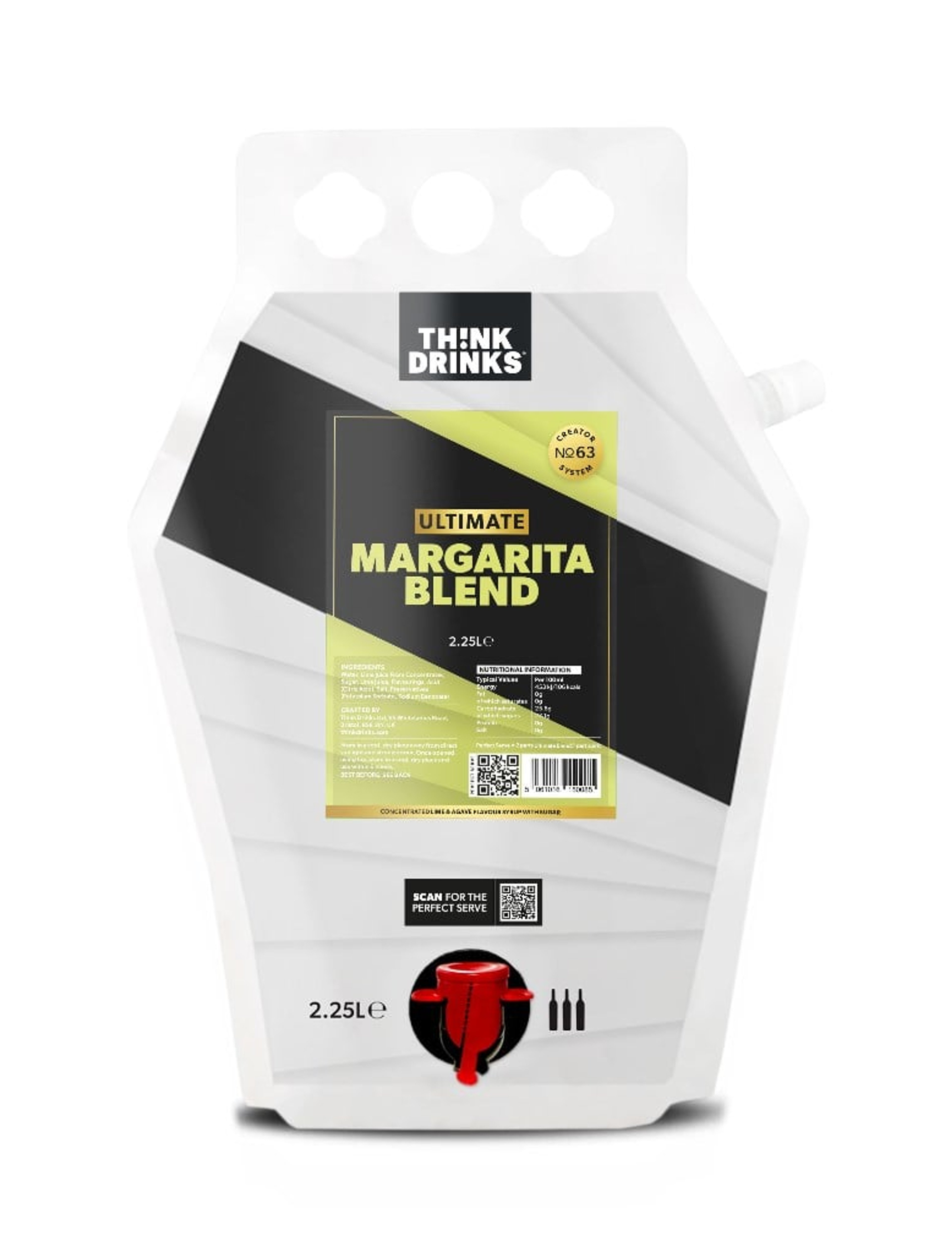 Think Drinks - Ultimate Margarita Blend (2 x 2.25L) 450cl
