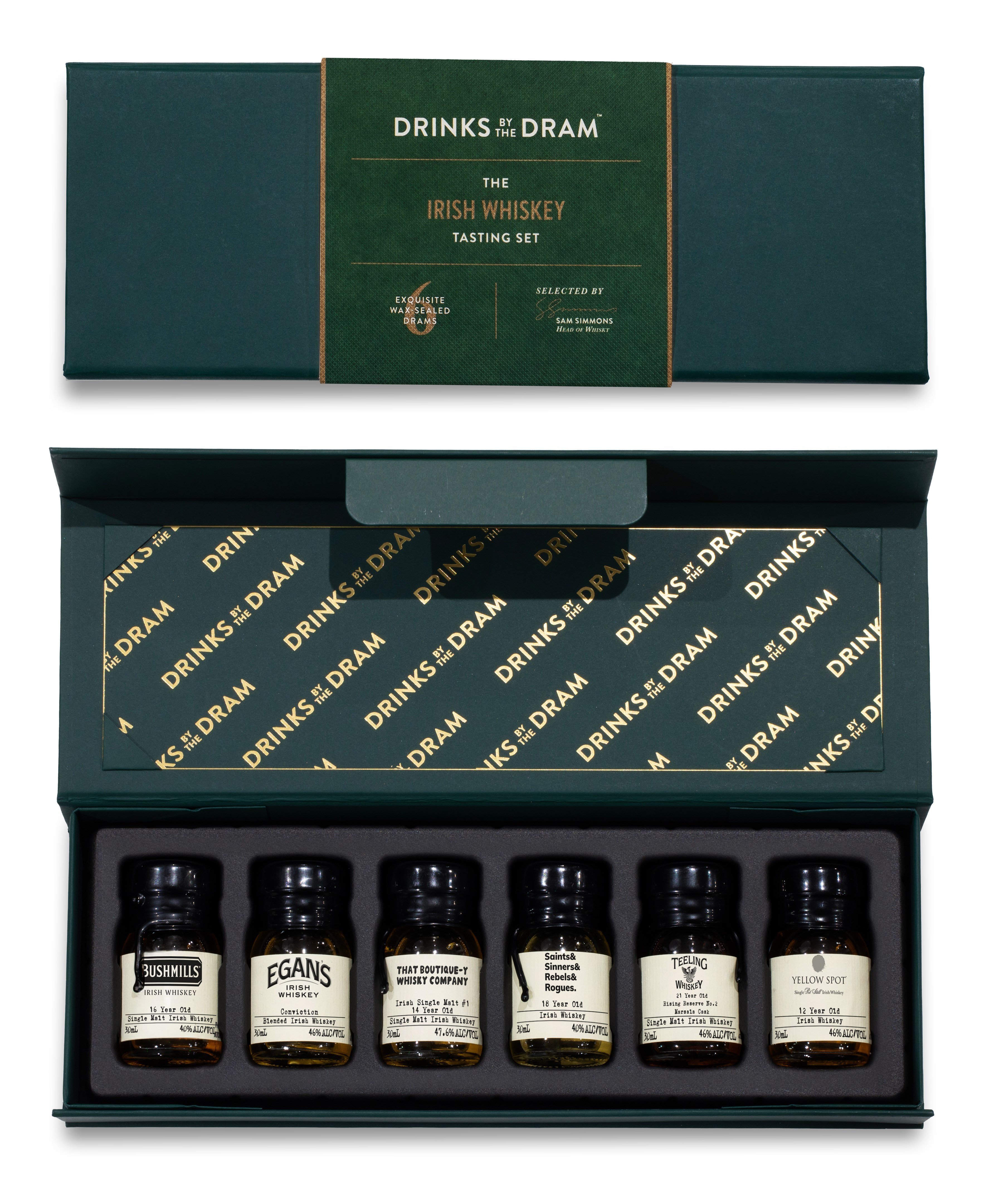 The Irish Whiskey 6 Dram Tasting Set 18cl