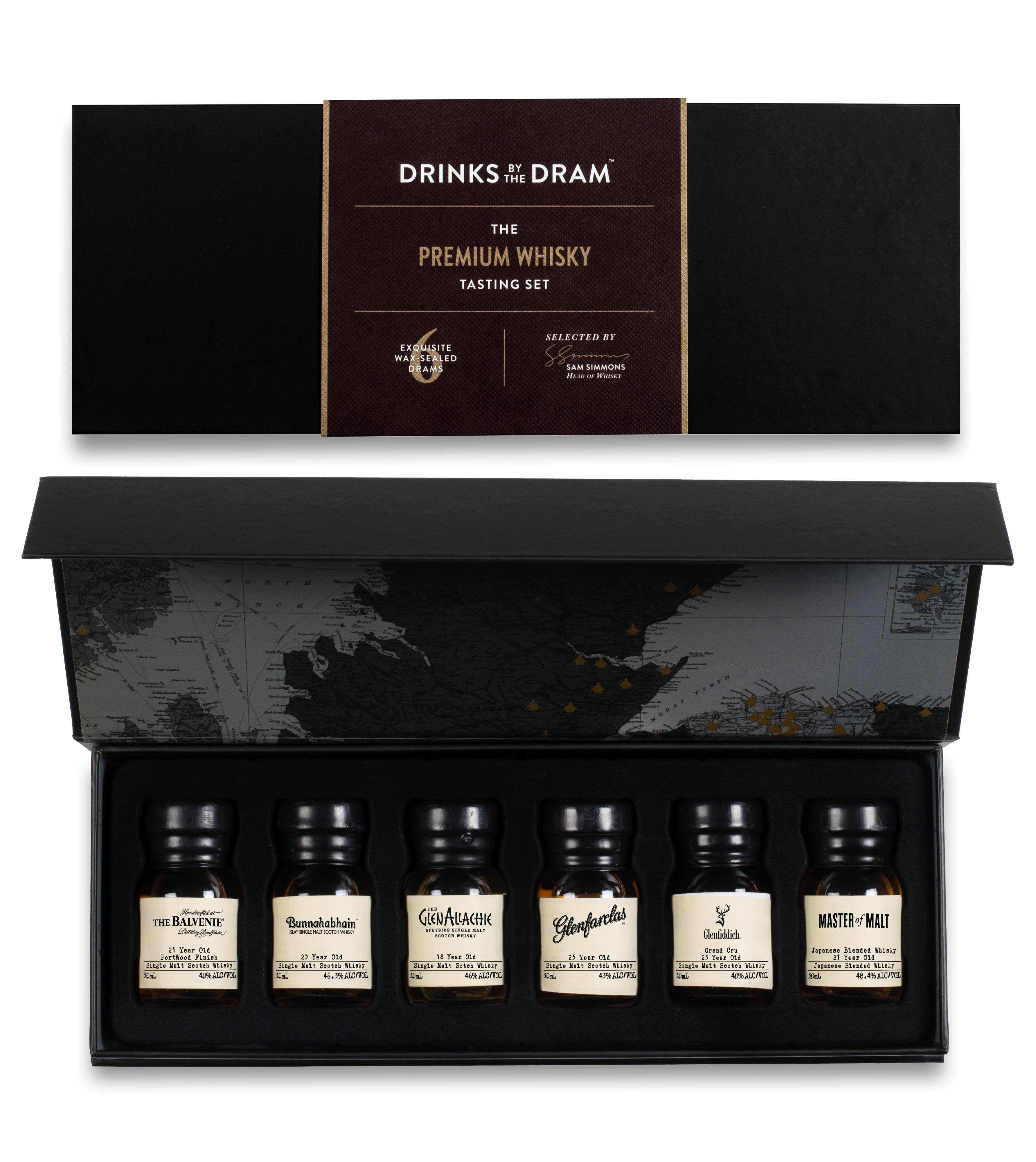 The Regions of Scotland 6 Dram Whisky Tasting Set 18cl | Master Of