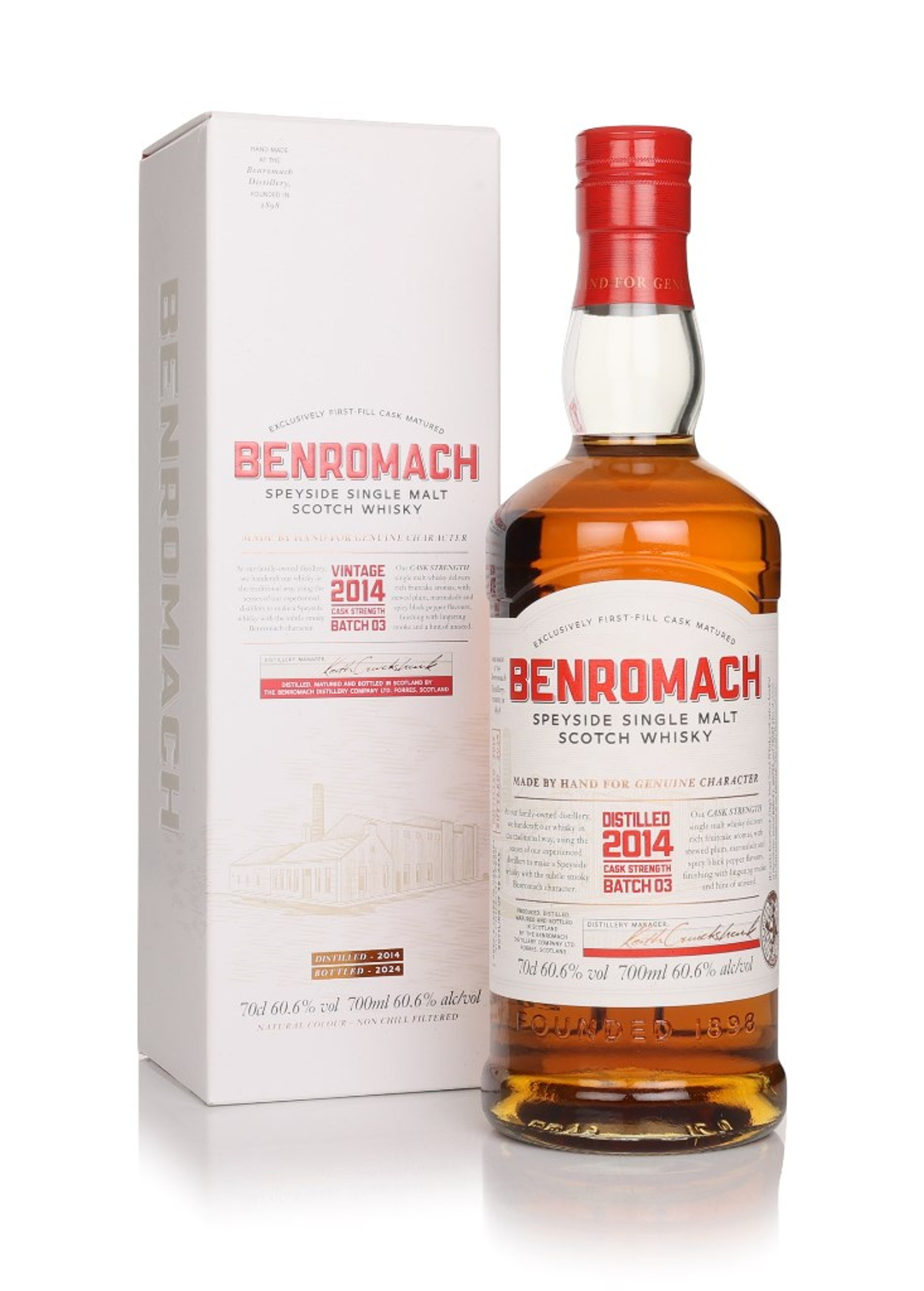 Benromach Cask Strength Vintage 2014 (bottled 2024) - Batch 03 2014 (bottled 2024) Batch 03