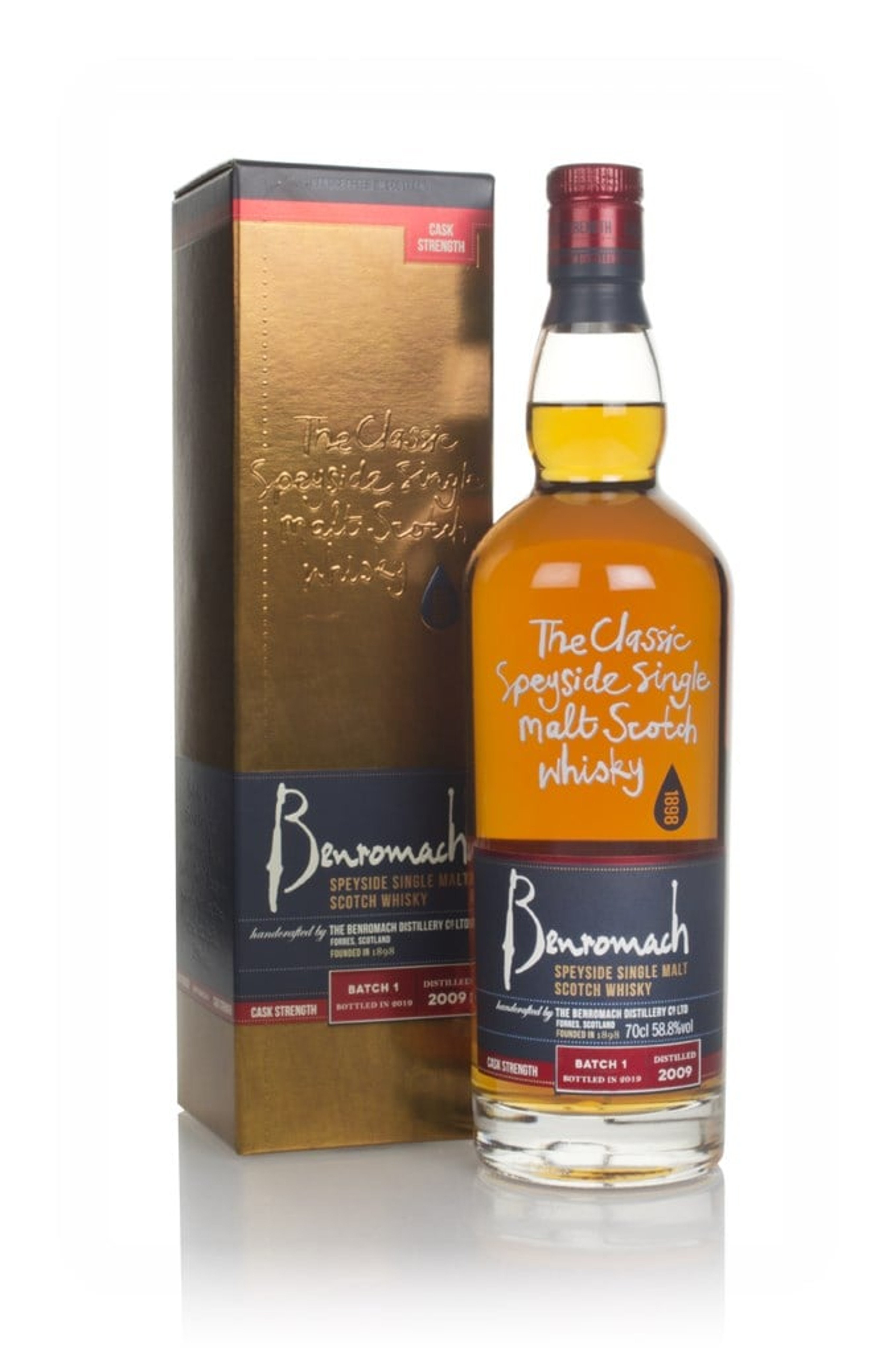 Benromach Cask Strength Vintage 2014 (bottled 2024) - Batch 03 2009 (bottled 2019)