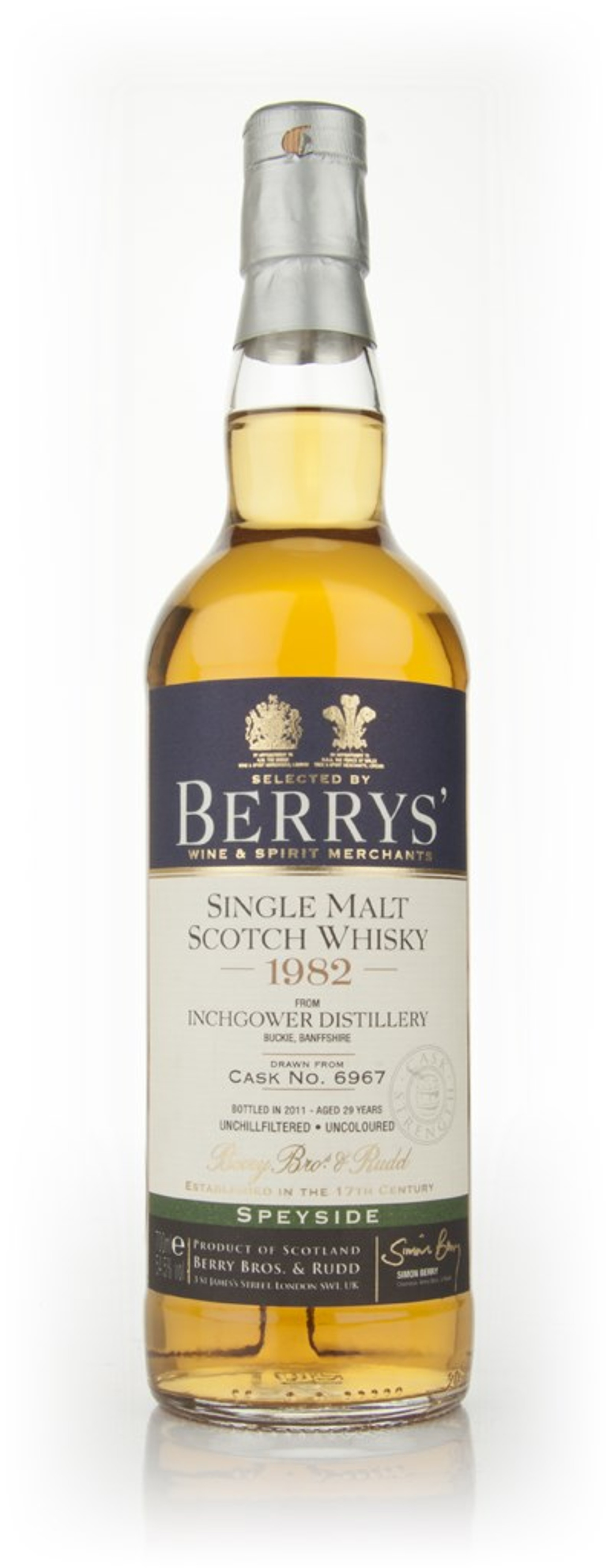 Inchgower 29 Year Old 1982 (Berry Bros. & Rudd) 70cl