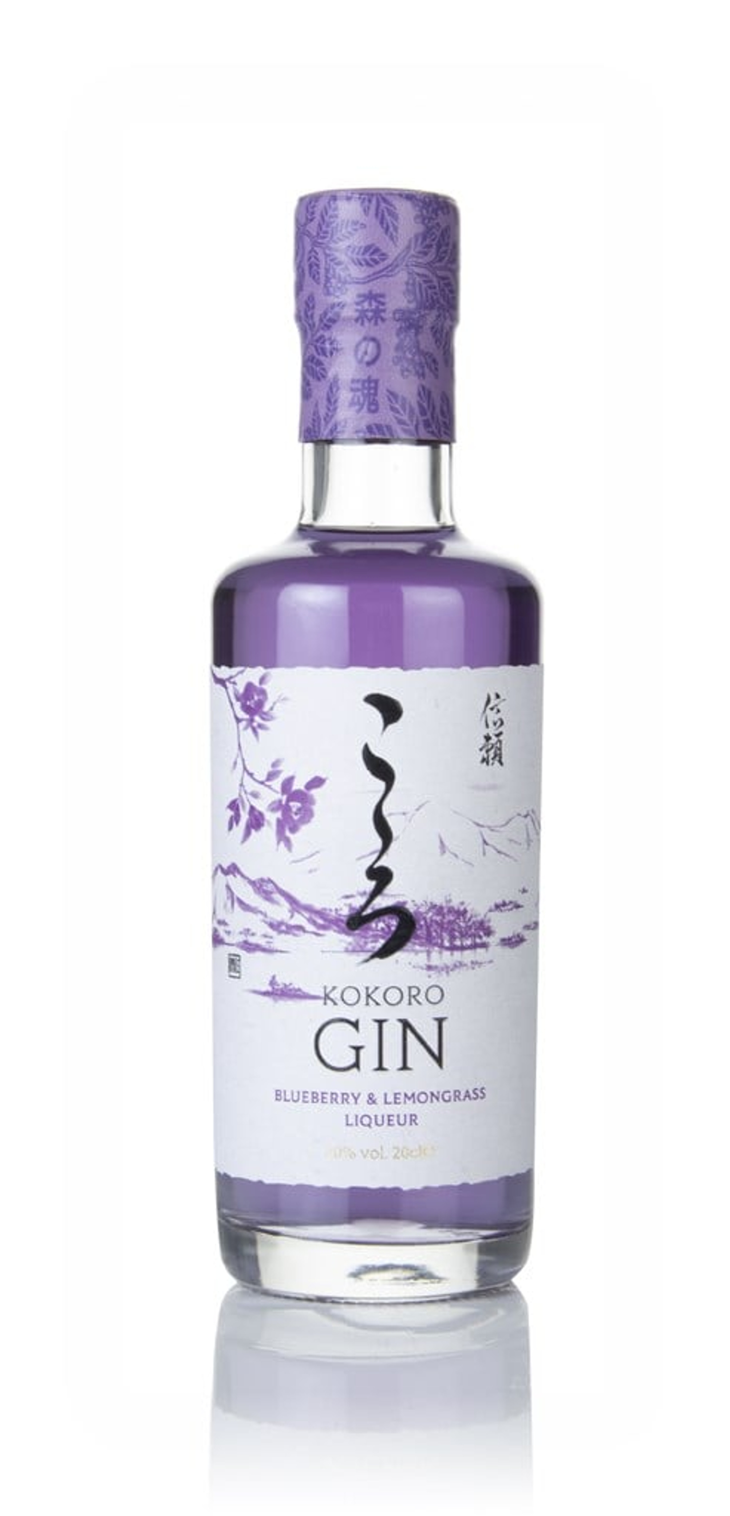 Kokoro Gin Blueberry & Lemongrass Liqueur 20cl
