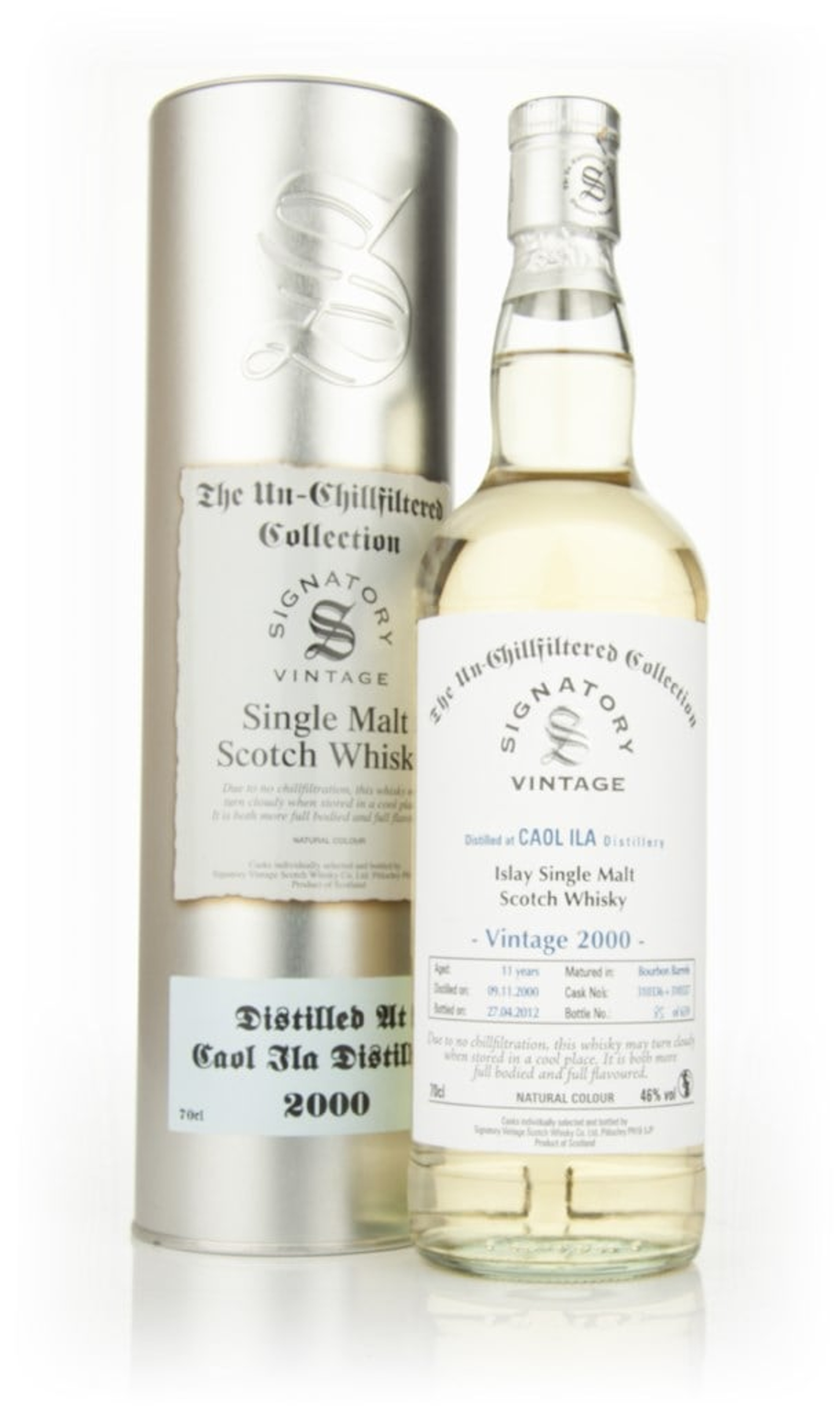Caol Ila 11 Year Old 2000 - Un-Chillfiltered (Signatory) 70cl