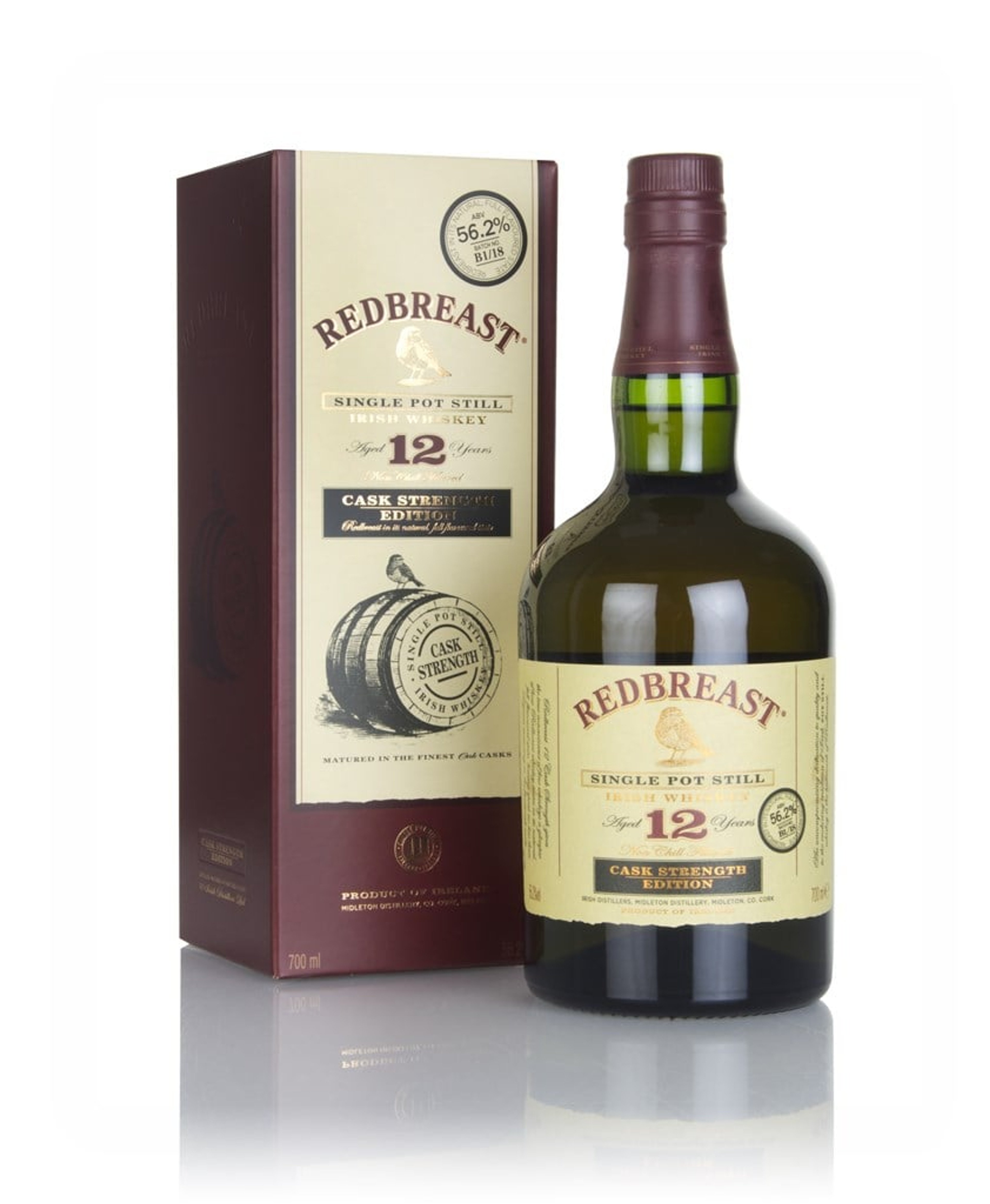 Redbreast 12 Year Old Cask Strength - Batch B1/23 Batch B1/18