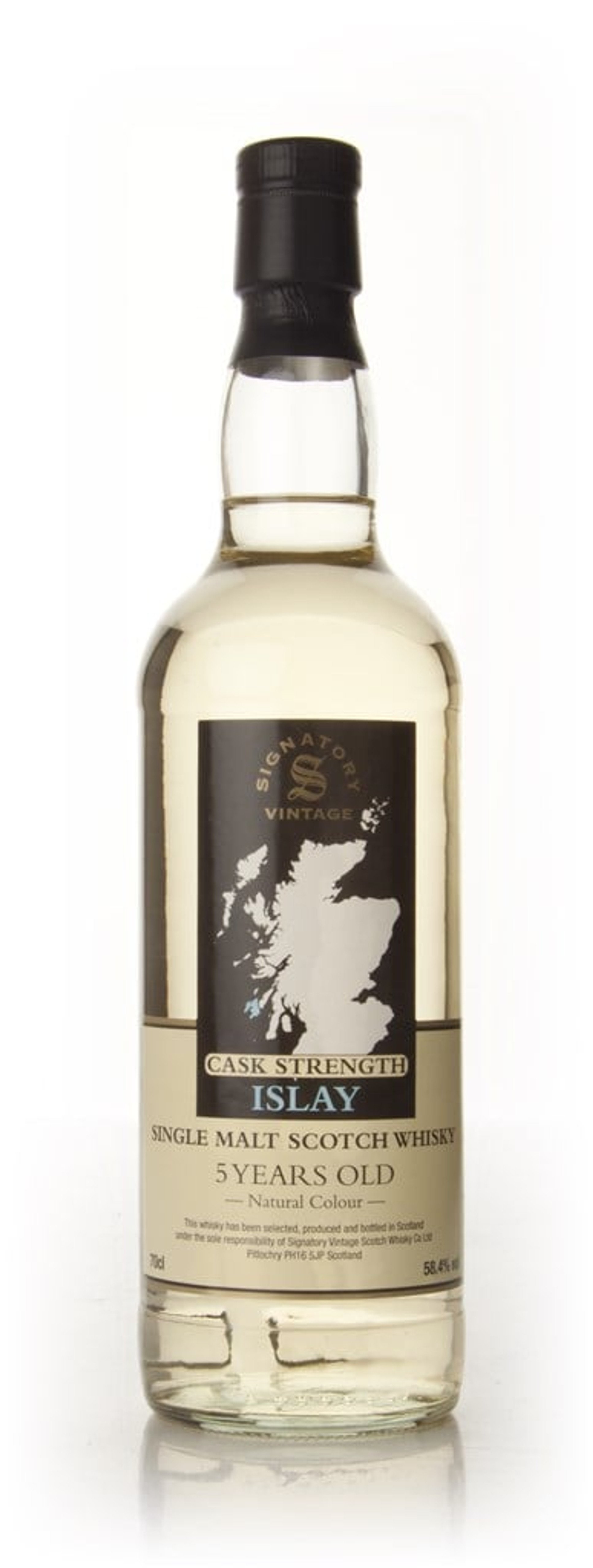 Vintage Islay 5 Year Old Cask Strength - (Signatory) 70cl
