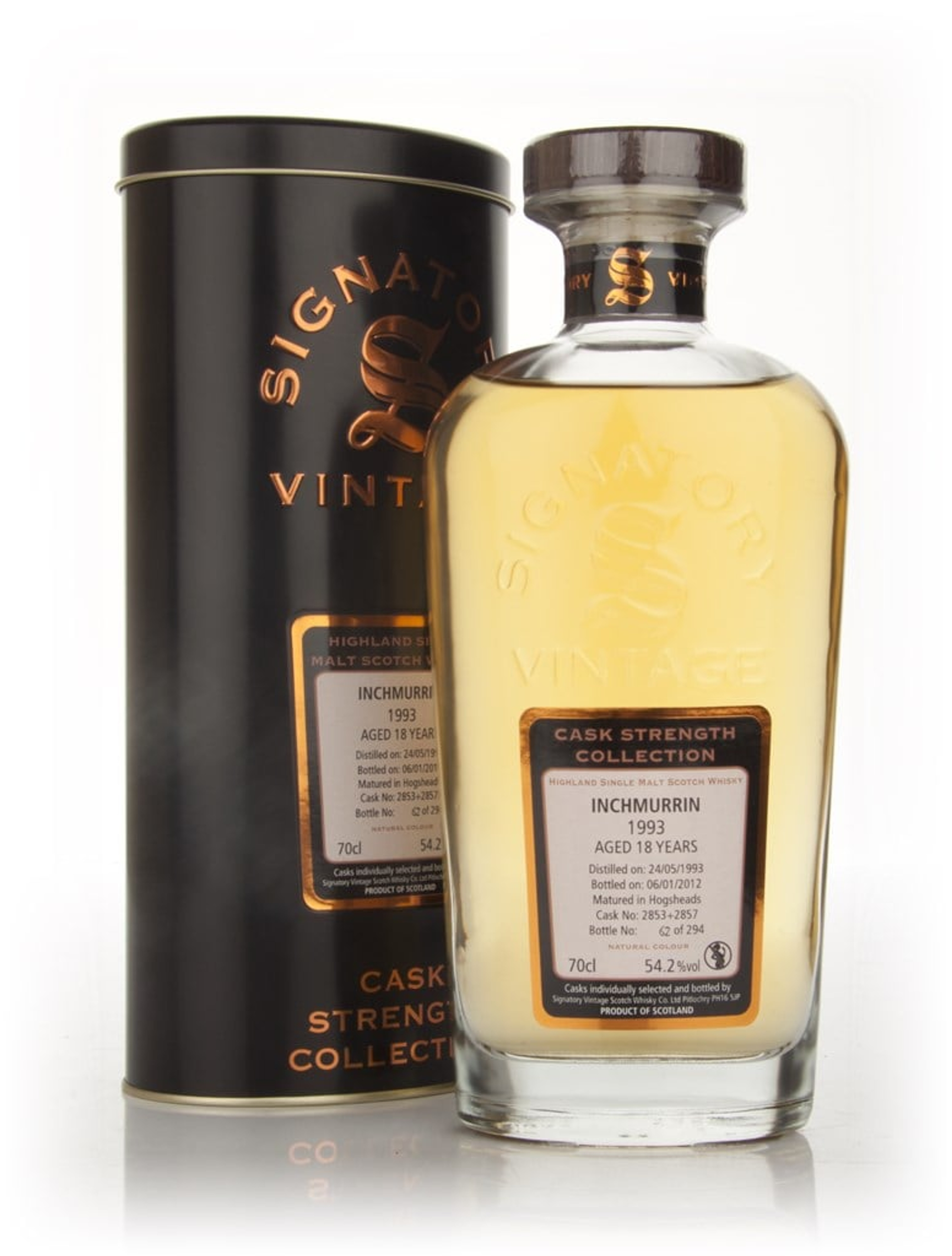 Inchmurrin 18 Year Old 1993 - Cask Strength Collection (Signatory) 70cl