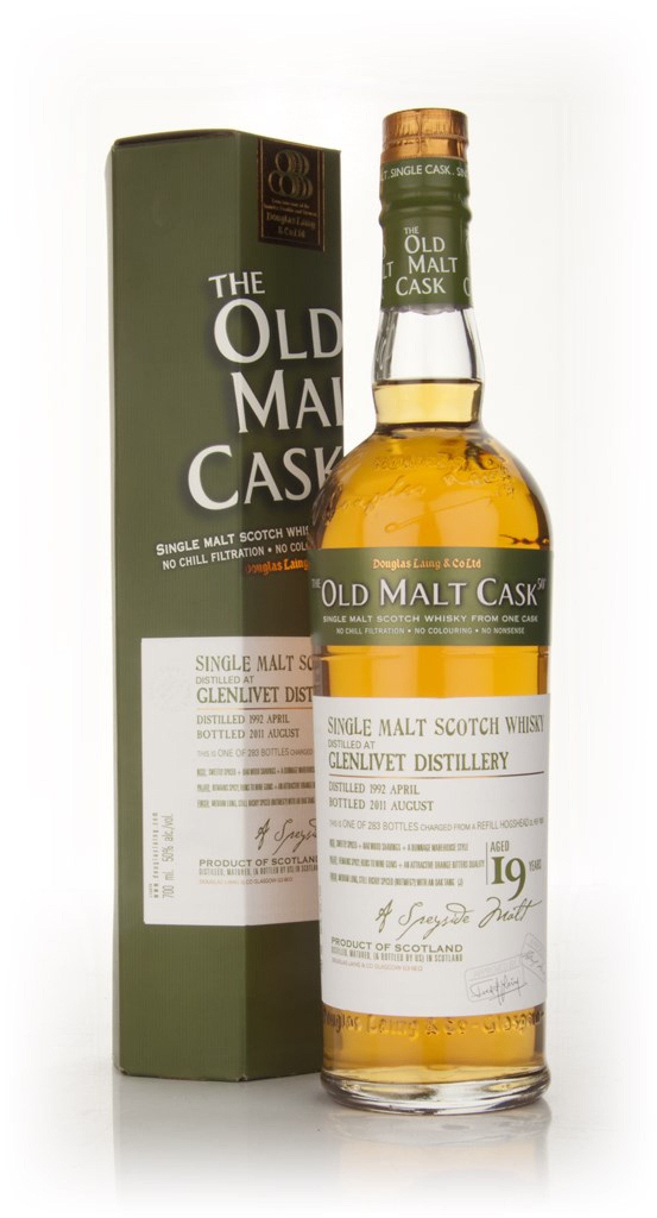 Glenlivet 19 Year Old 1992 - Old Malt Cask (Douglas Laing)  70cl