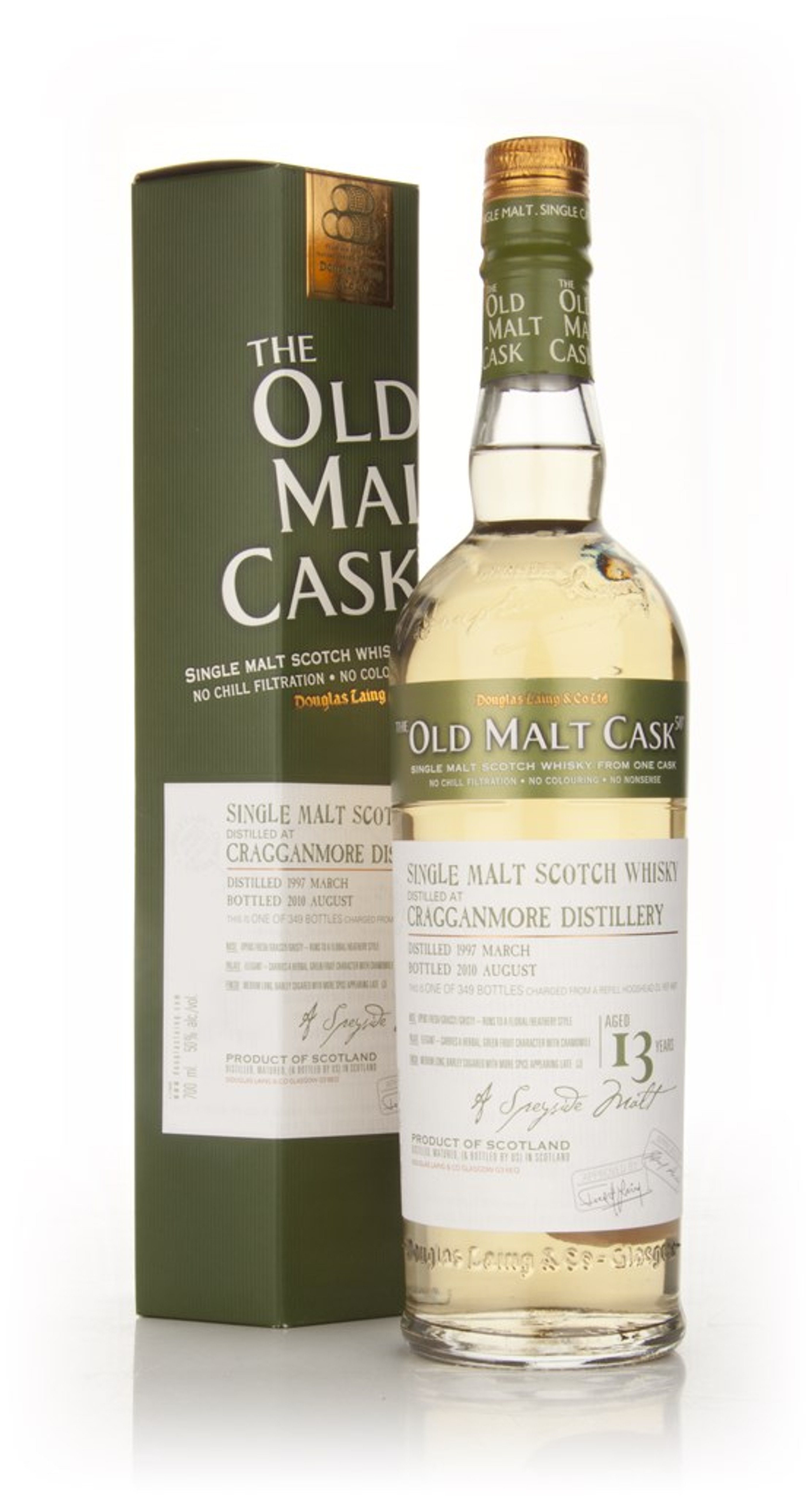  Cragganmore 13 Year Old 1997 - Old Malt Cask (Douglas Laing)  70cl