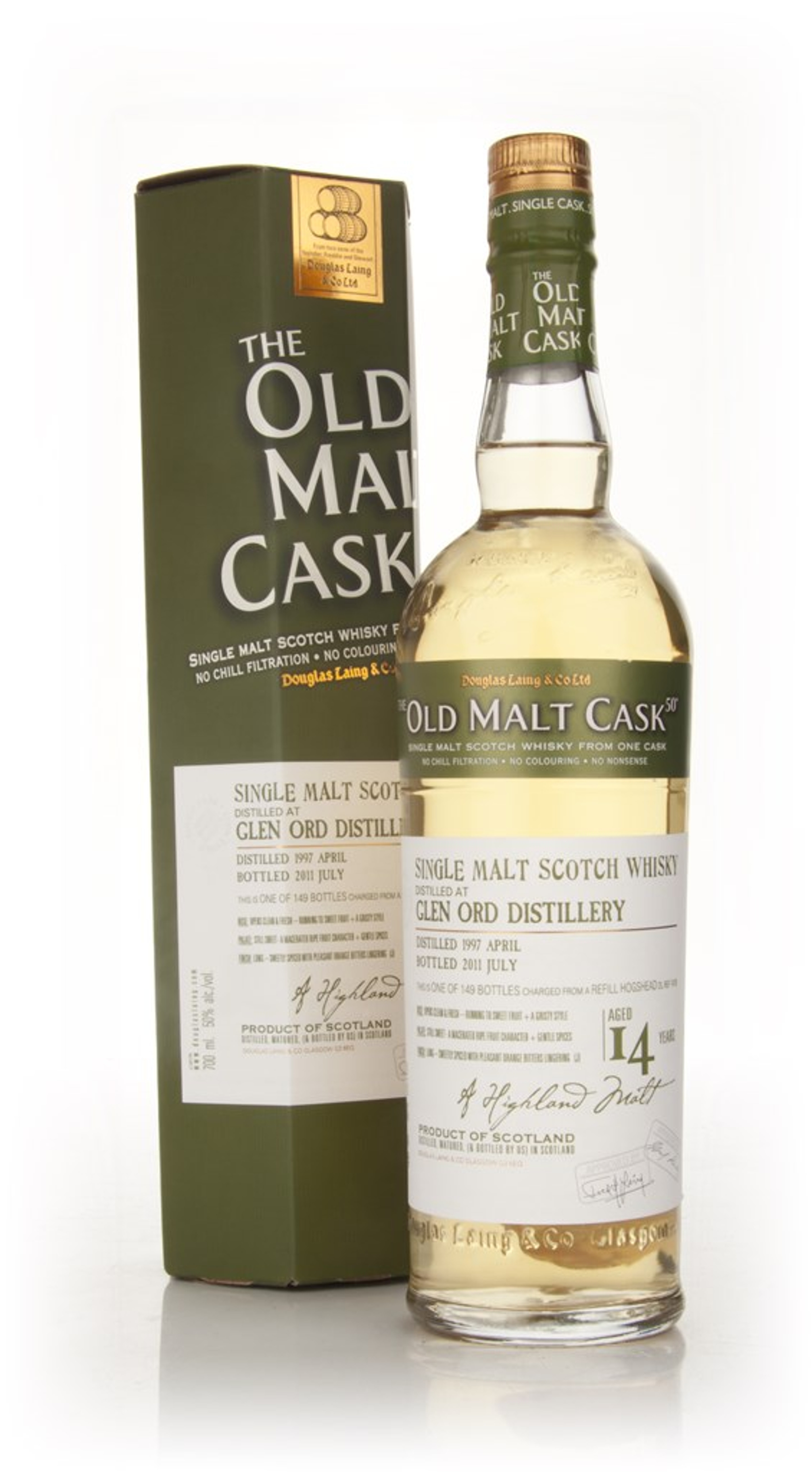 Glen Ord 14 Year Old 1997 (cask 7478) - Old Malt Cask (Douglas Laing)  70cl