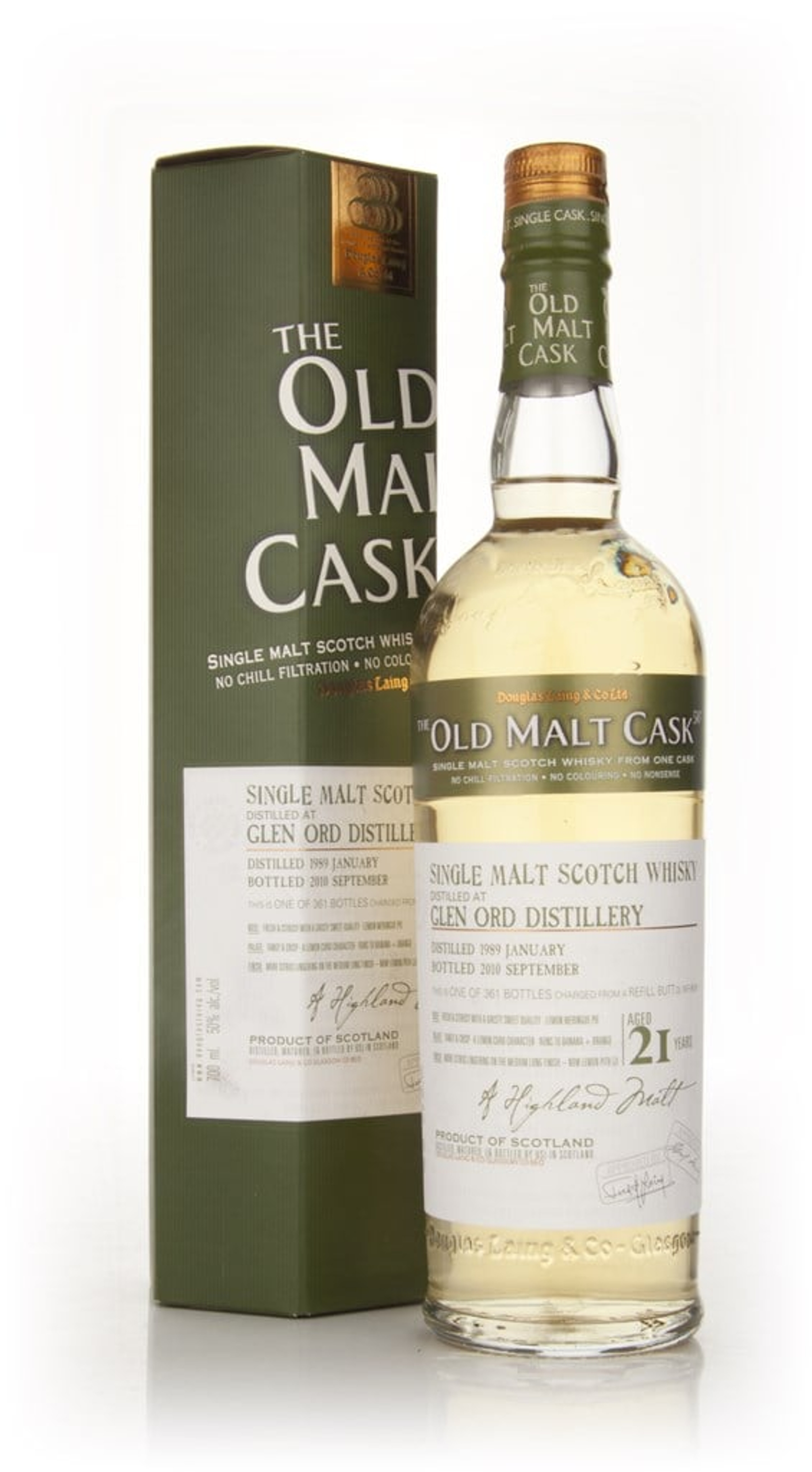 Glen Ord 21 Year Old 1989 - Old Malt Cask (Douglas Laing)  70cl