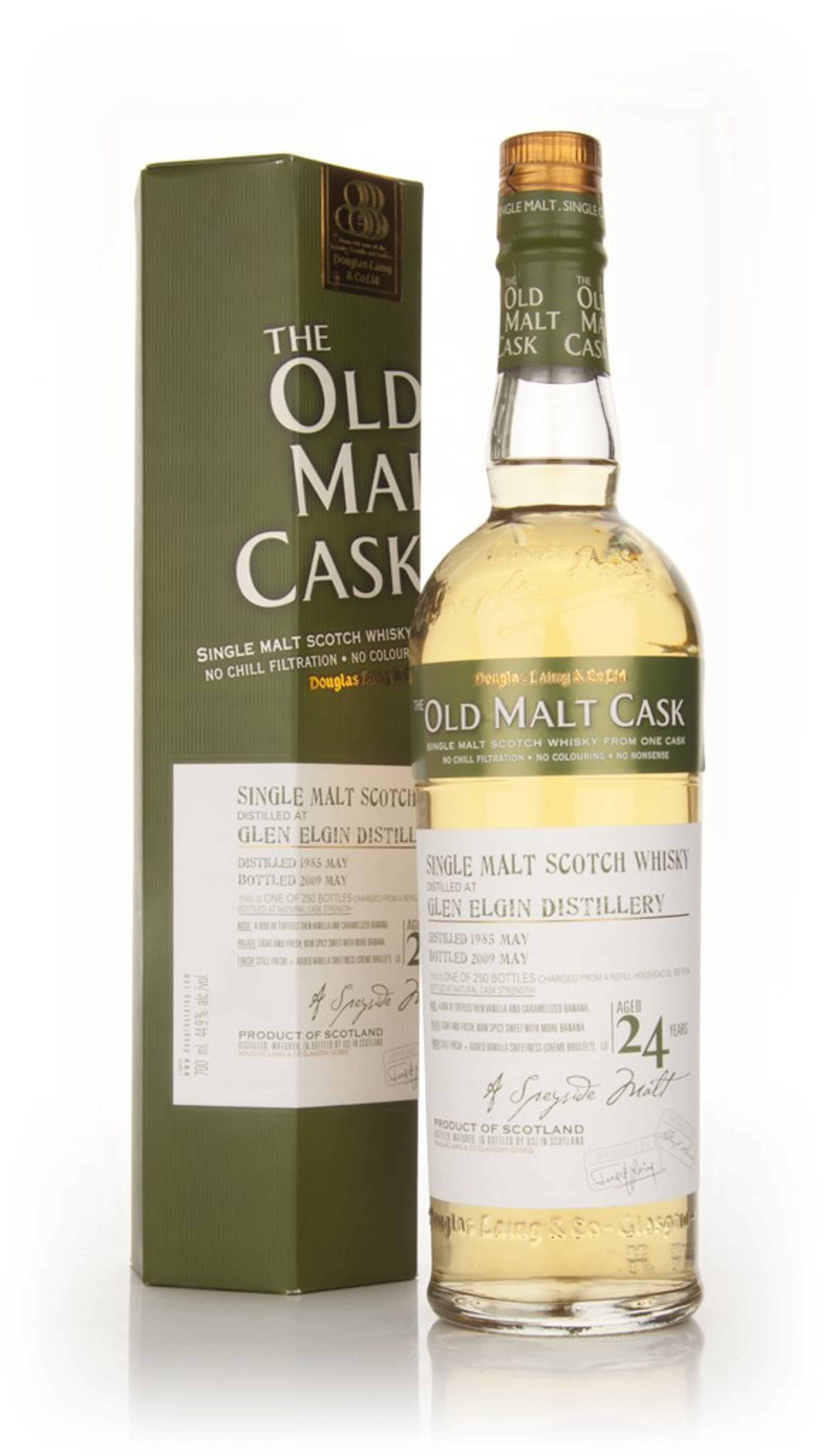 Glen Elgin 24 Year Old 1985 - Old Malt Cask (Douglas Laing)  70cl