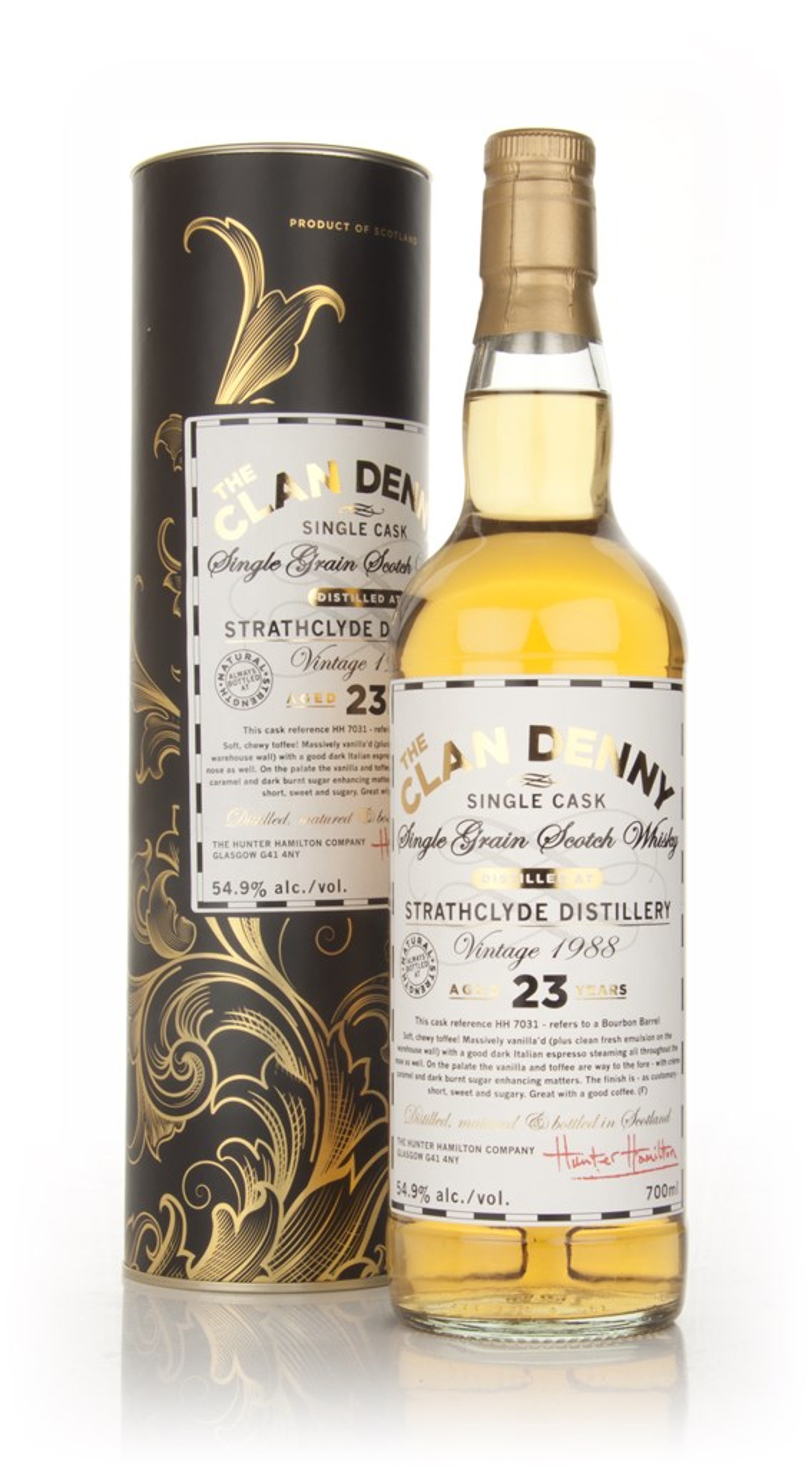 Strathclyde 23 Year Old 1988 - The Clan Denny (Douglas Laing)  70cl