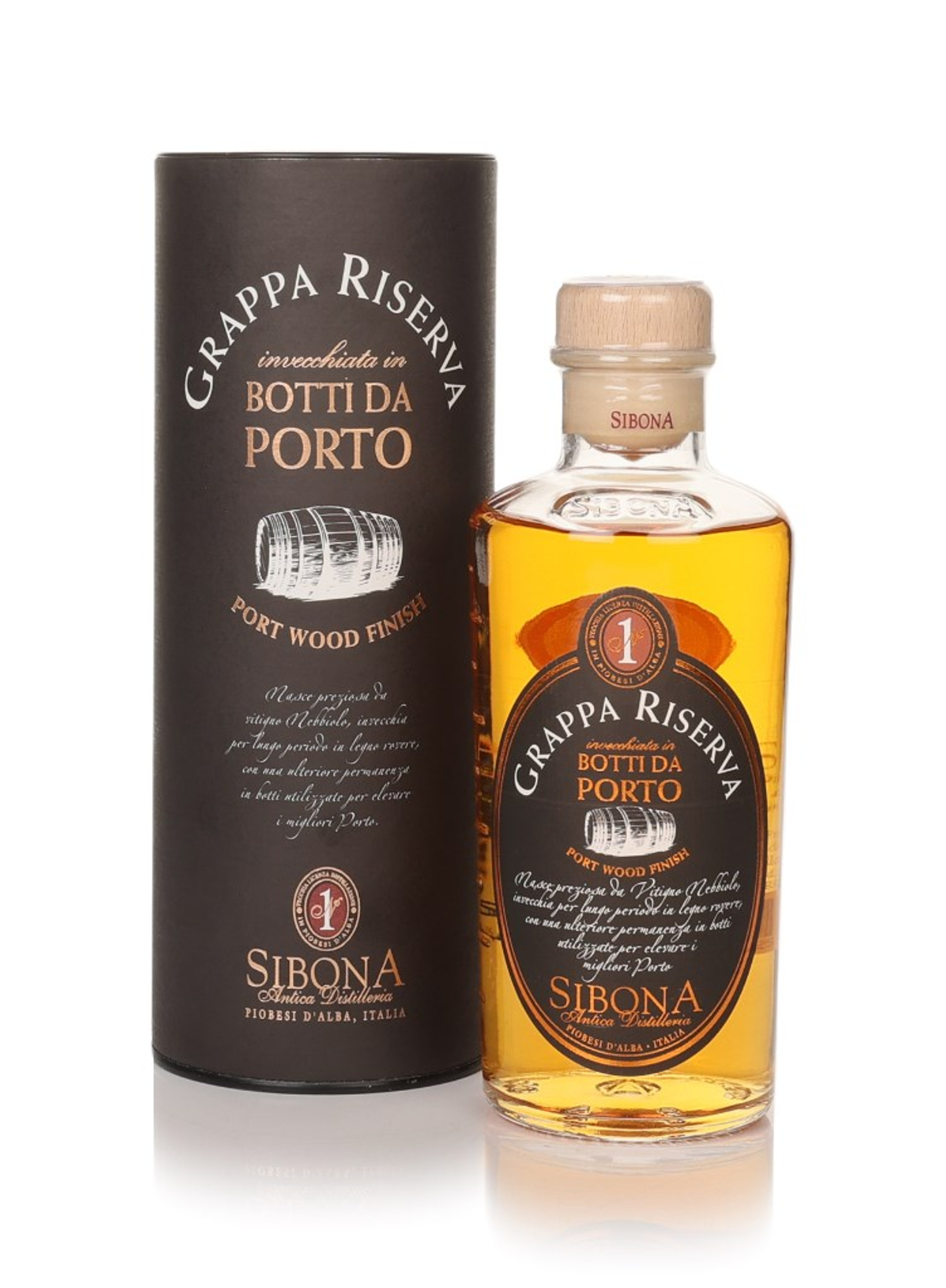 Sibona Grappa Riserva Port Wood Finish 50cl