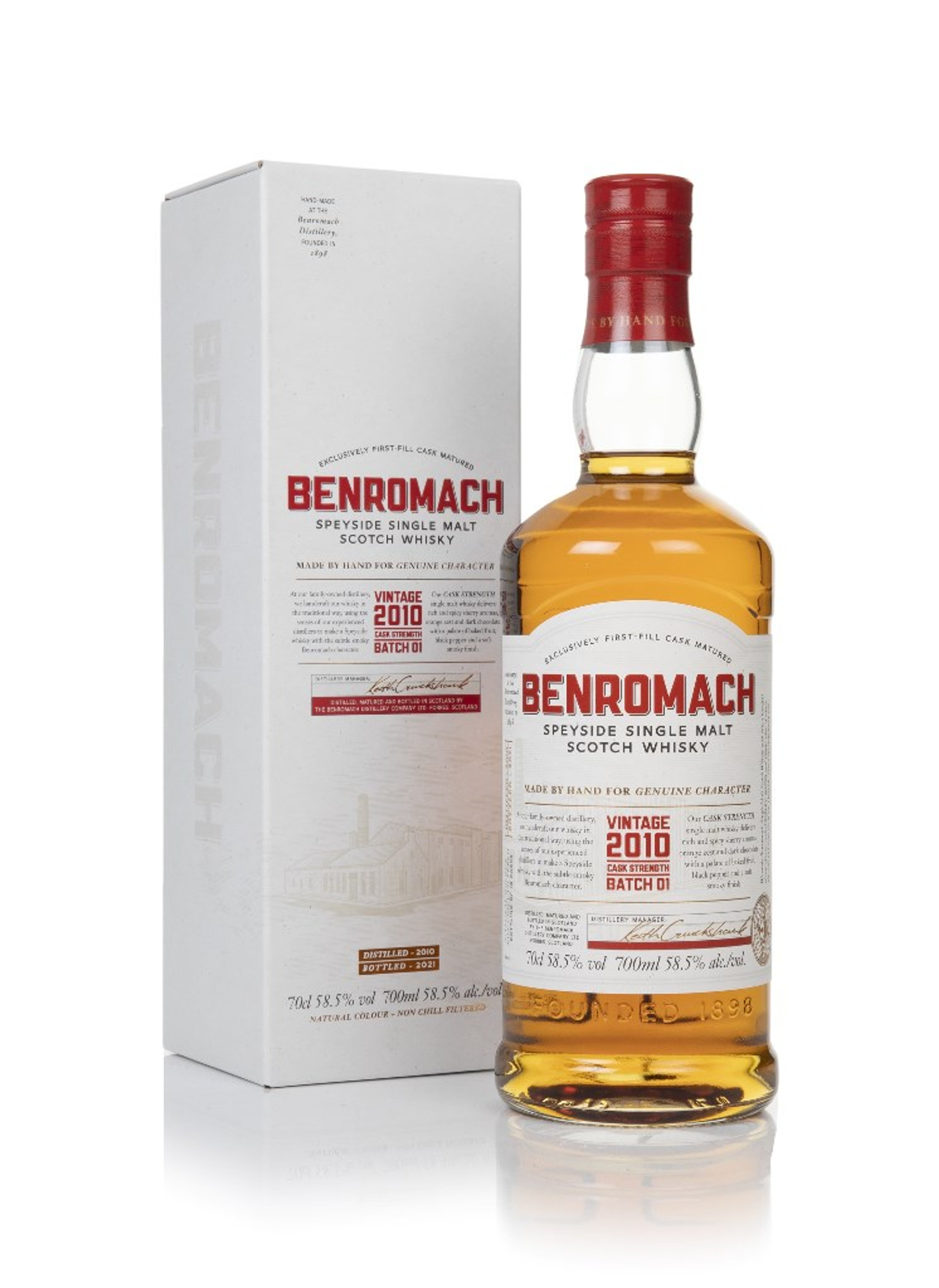 Benromach Cask Strength Vintage 2014 (bottled 2024) - Batch 03 2010 (bottled 2021) Batch 1
