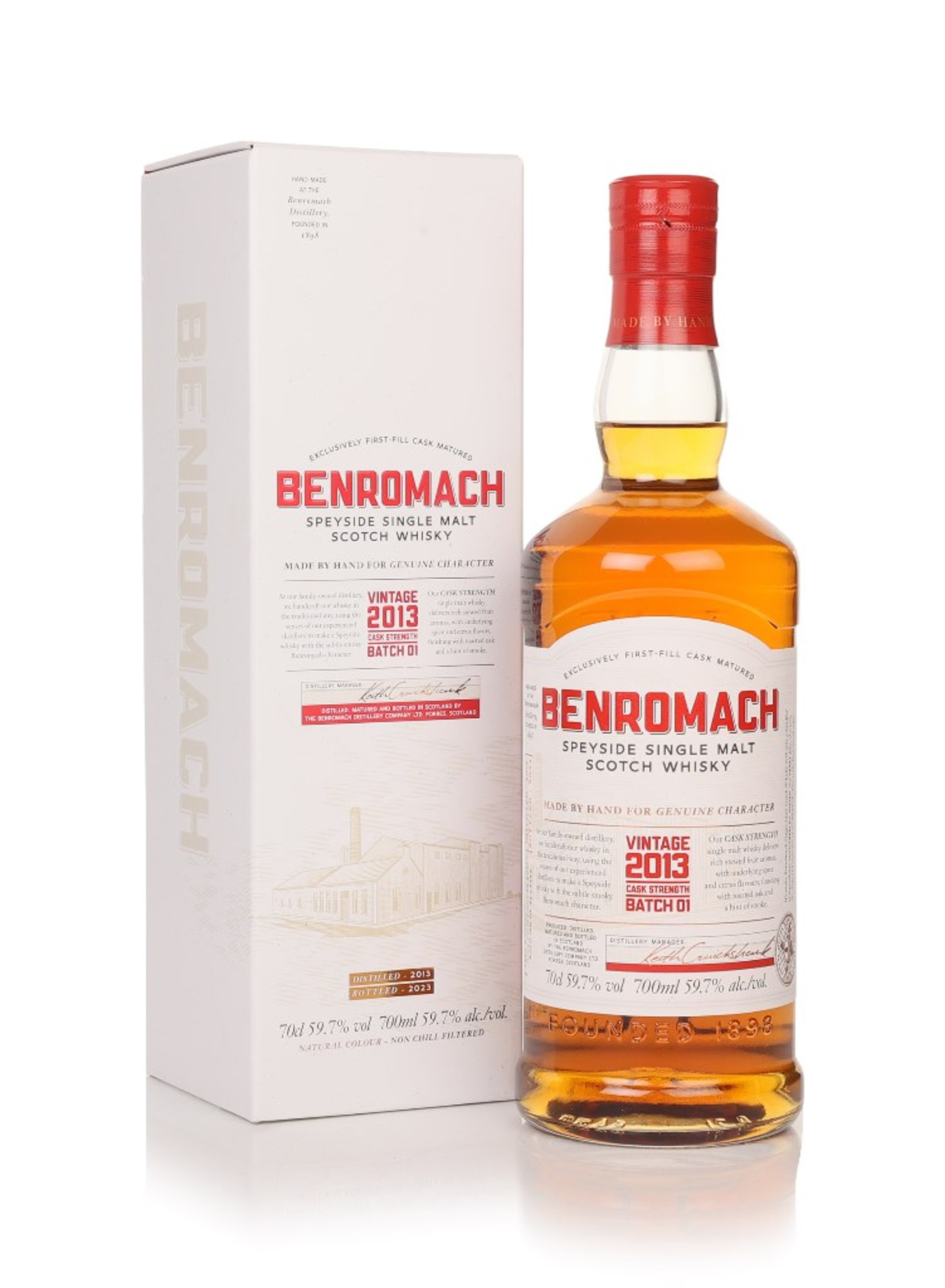 Benromach Cask Strength Vintage 2014 (bottled 2024) - Batch 03 2013 (bottled 2023) Batch 01