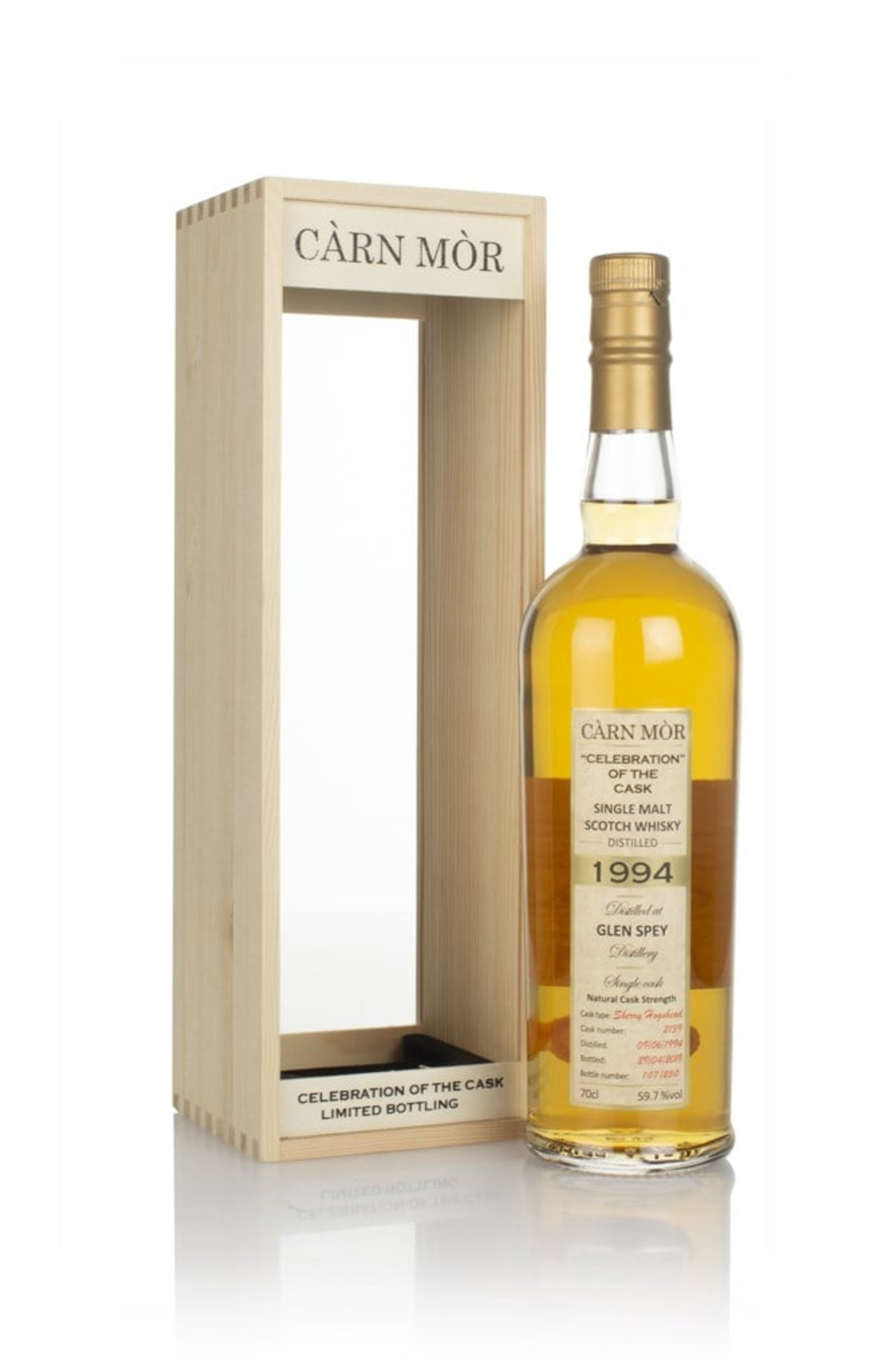 Glen Spey 24 Year Old 1994 (cask 2139) - Celebration Of The Cask (Càrn Mòr) 70cl
