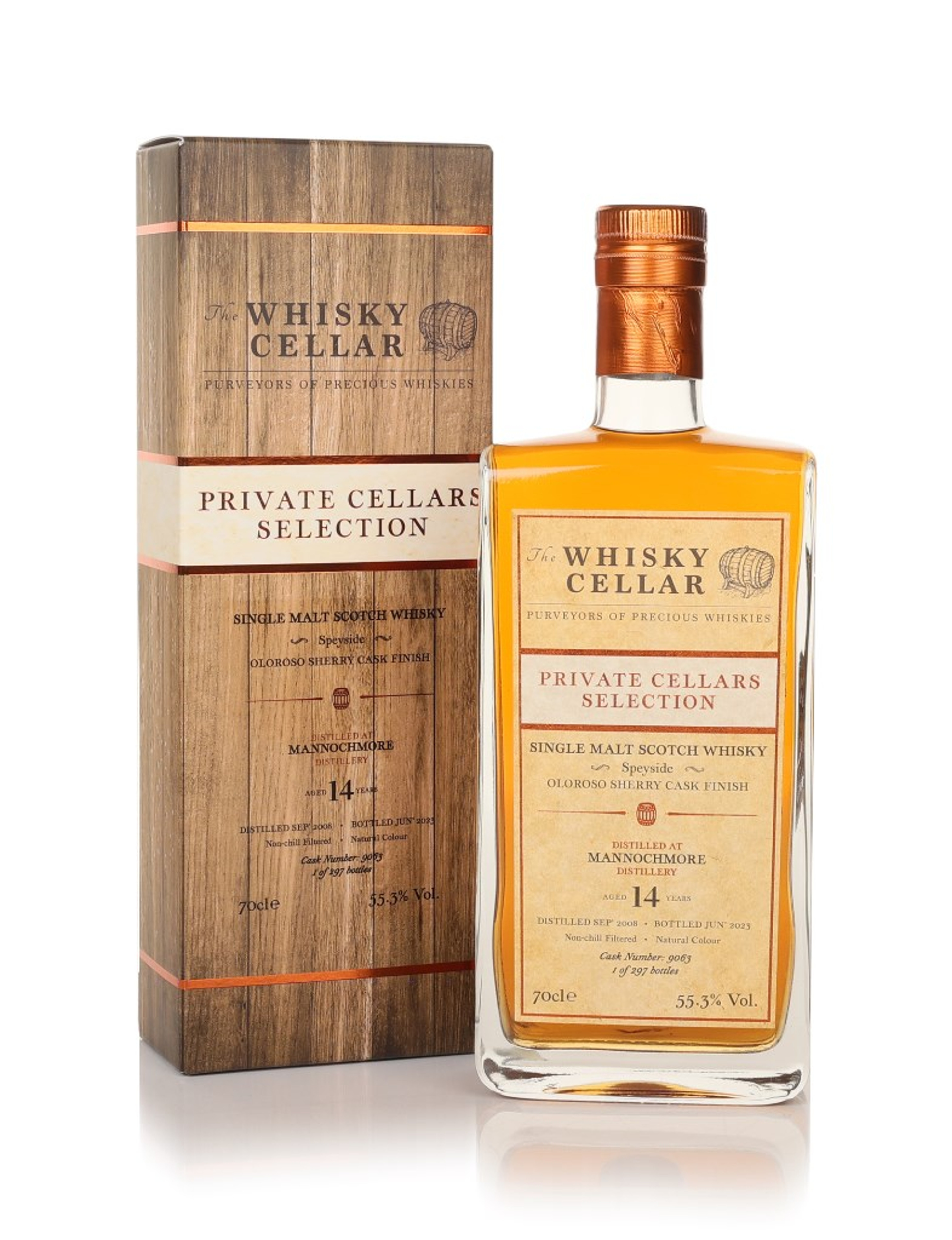 Mannochmore 14 Year Old 2008 (cask 9063) - The Whisky Cellar 70cl