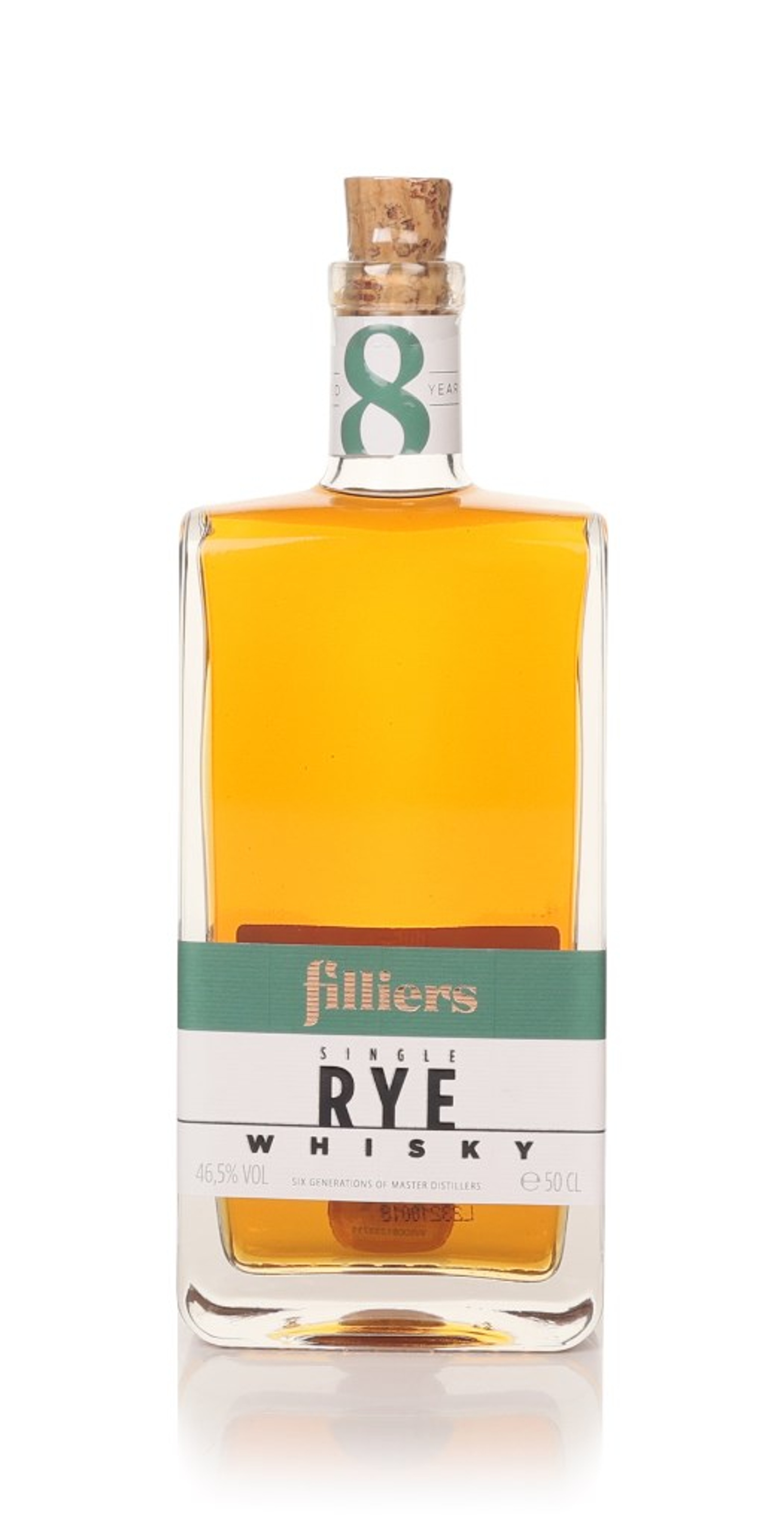 Filliers 8 Year Old Single Rye Whisky 50cl