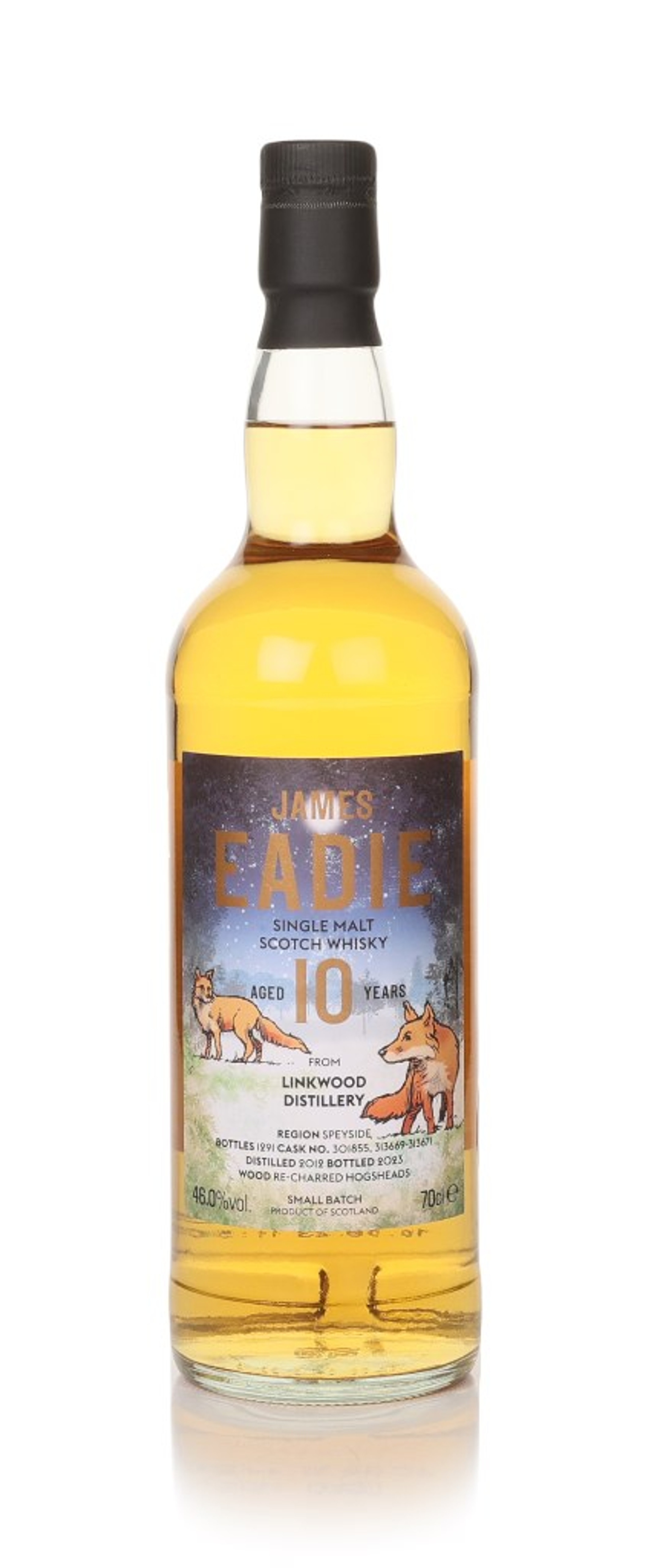 Linkwood 10 Year Old 2012 (cask 301855, 313669 - 313671) - Small Batch (James Eadie) 70cl