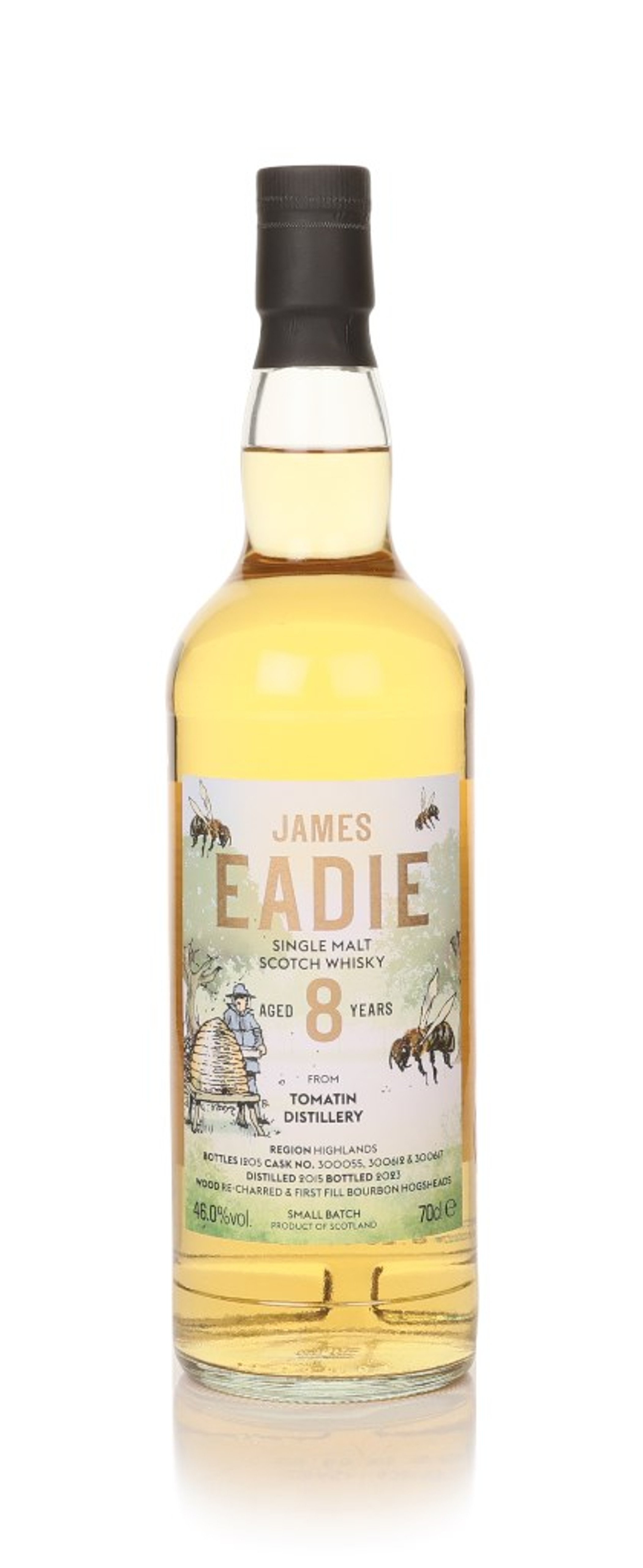 Tomatin 8 Year Old 2015 (cask 300055, 300612 & 300617) - Small Batch (James Eadie) 70cl