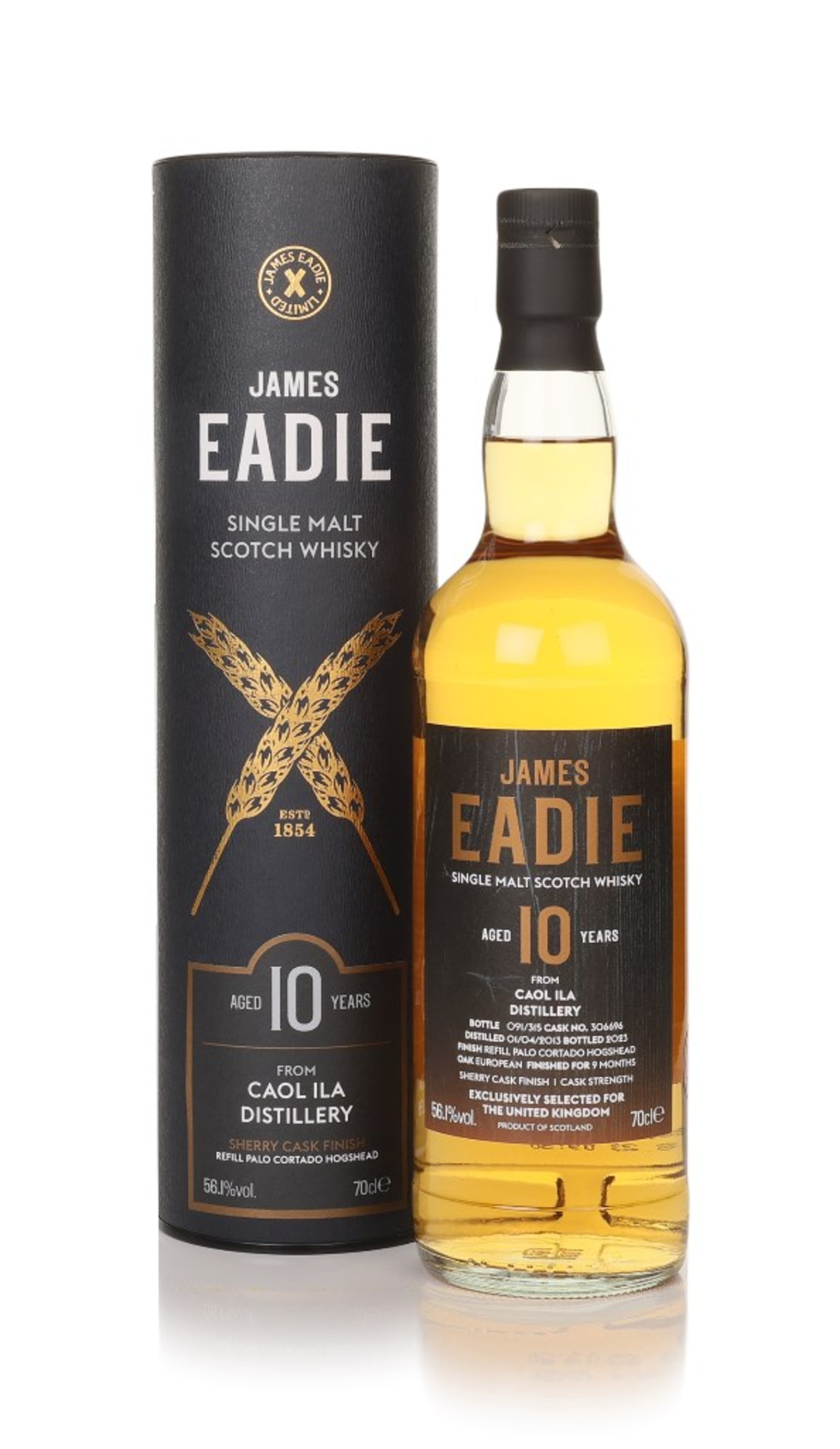 Caol Ila 10 Year Old 2013 (cask 306696) - James Eadie 70cl