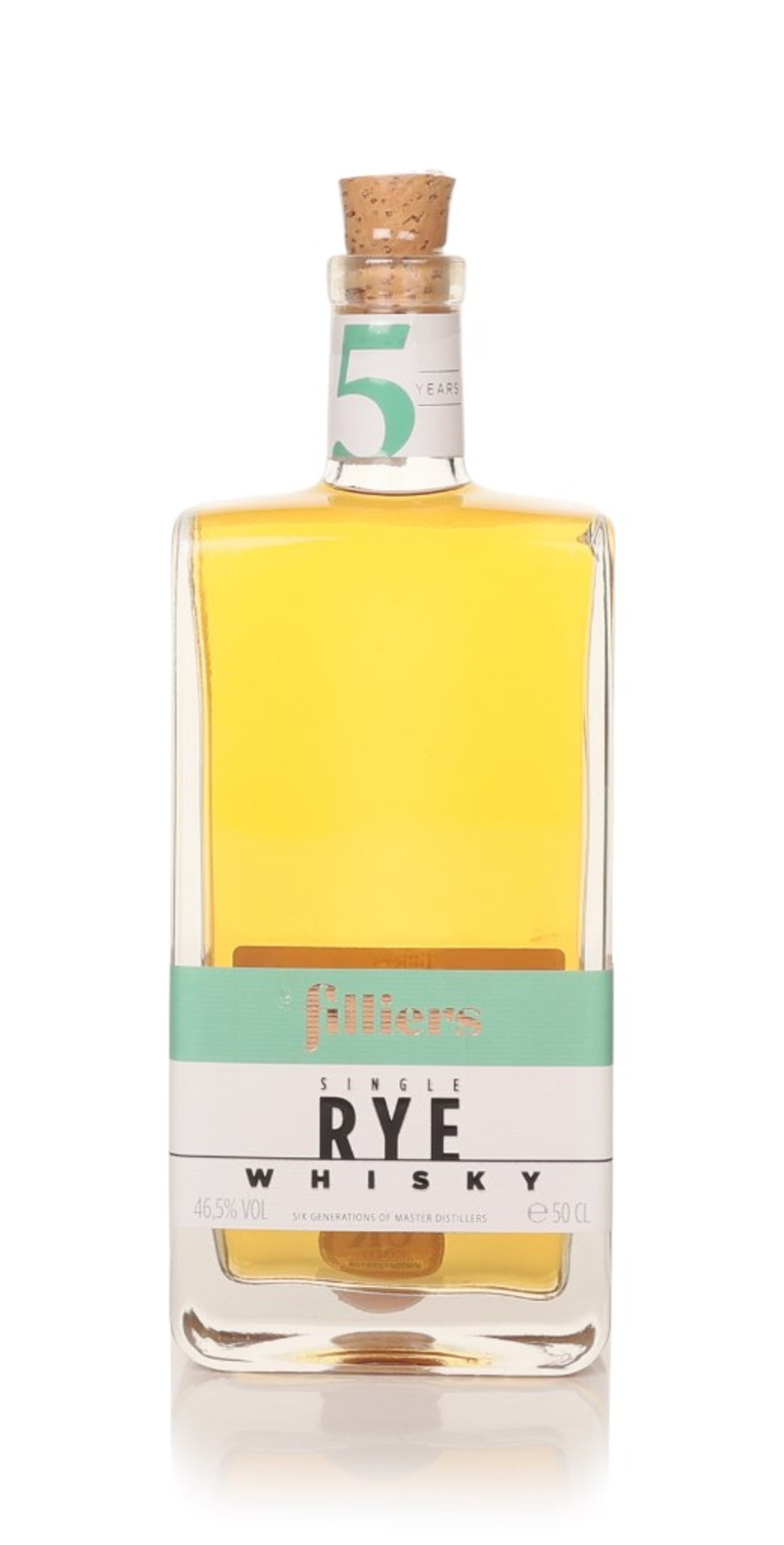 Filliers 5 Year Old Single Rye Whisky 50cl