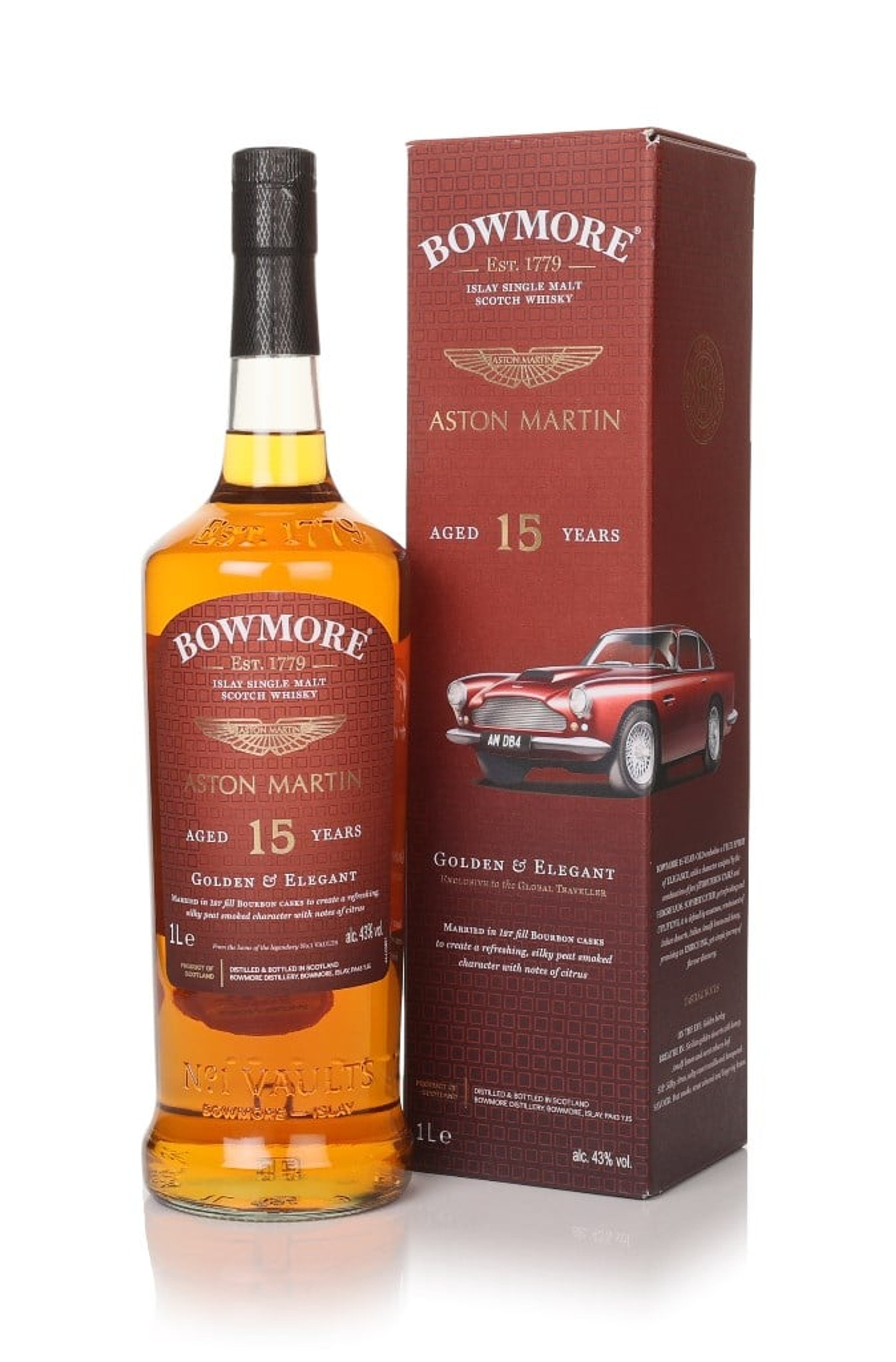 Bowmore 15 Year Old Golden & Elegant - Aston Martin Edition #8 100cl