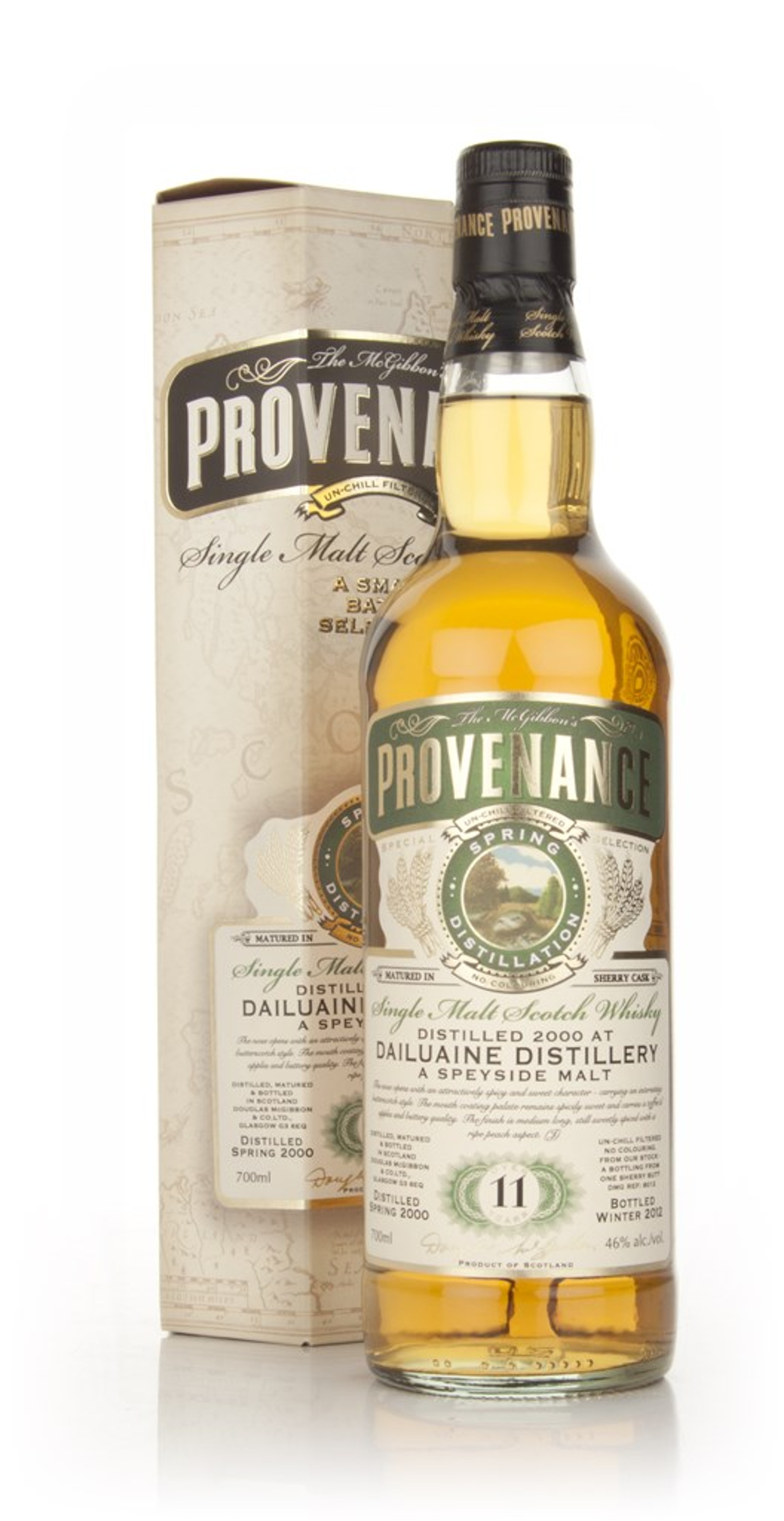 Dailuaine 11 Year Old 2000 Sherry - Provenance (Douglas Laing) 70cl