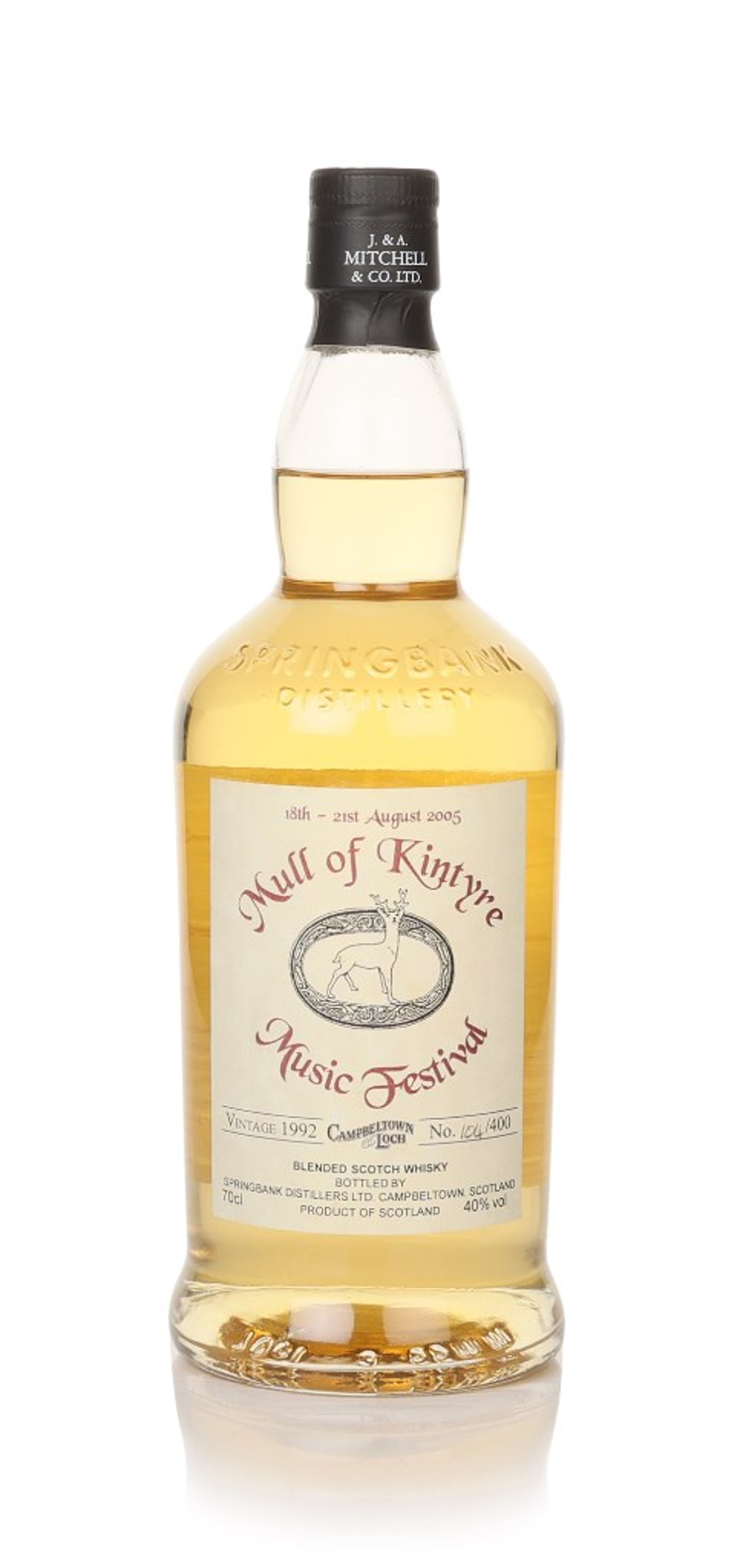 Campbeltown Loch 1992 - Mull of Kintyre Music Festival 2005 70cl