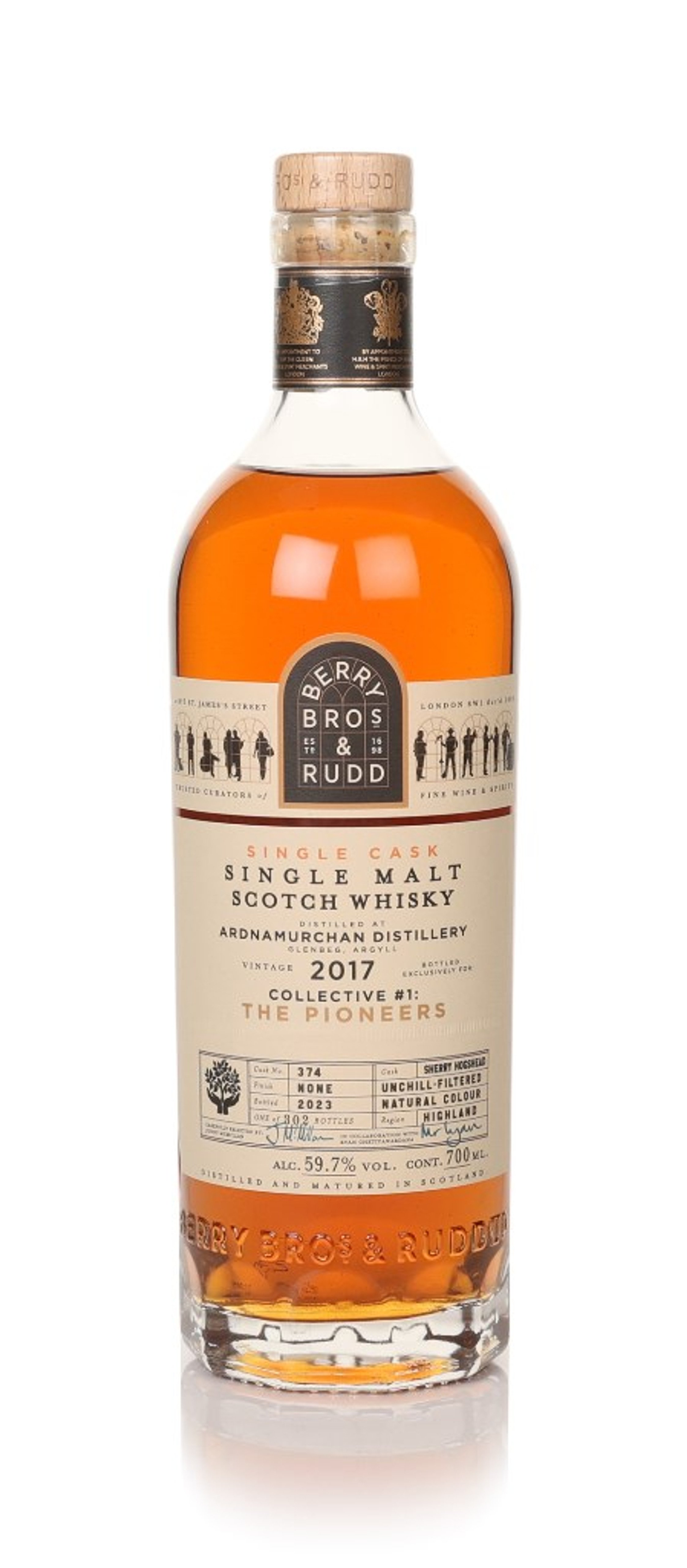 Ardnamurchan 2017 (bottled 2023) (cask 374) - Collective #1: The Pioneers (Berry Bros. & Rudd) 70cl