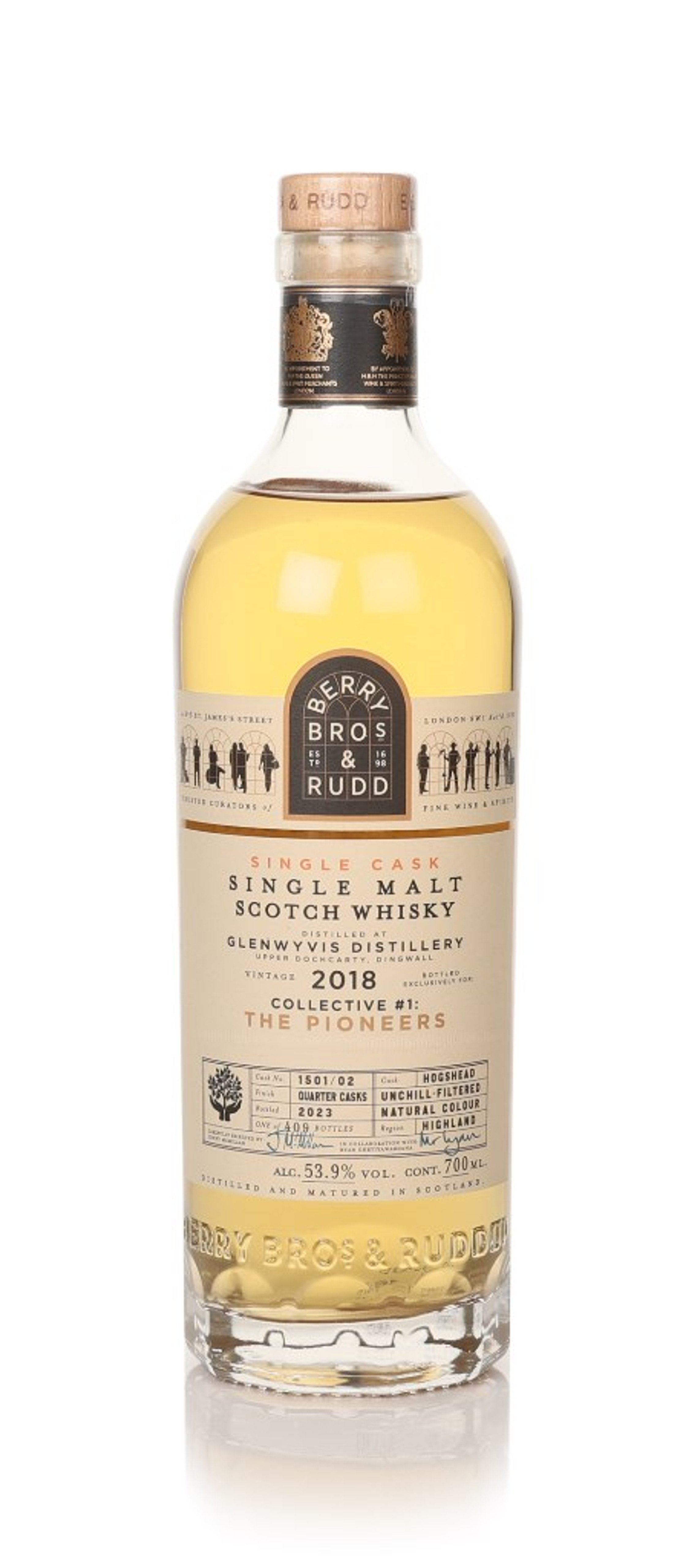 GlenWyvis 2018 (bottled 2023) (cask 1501/02) - Collective #1: The Pioneers (Berry Bros. & Rudd) 70cl