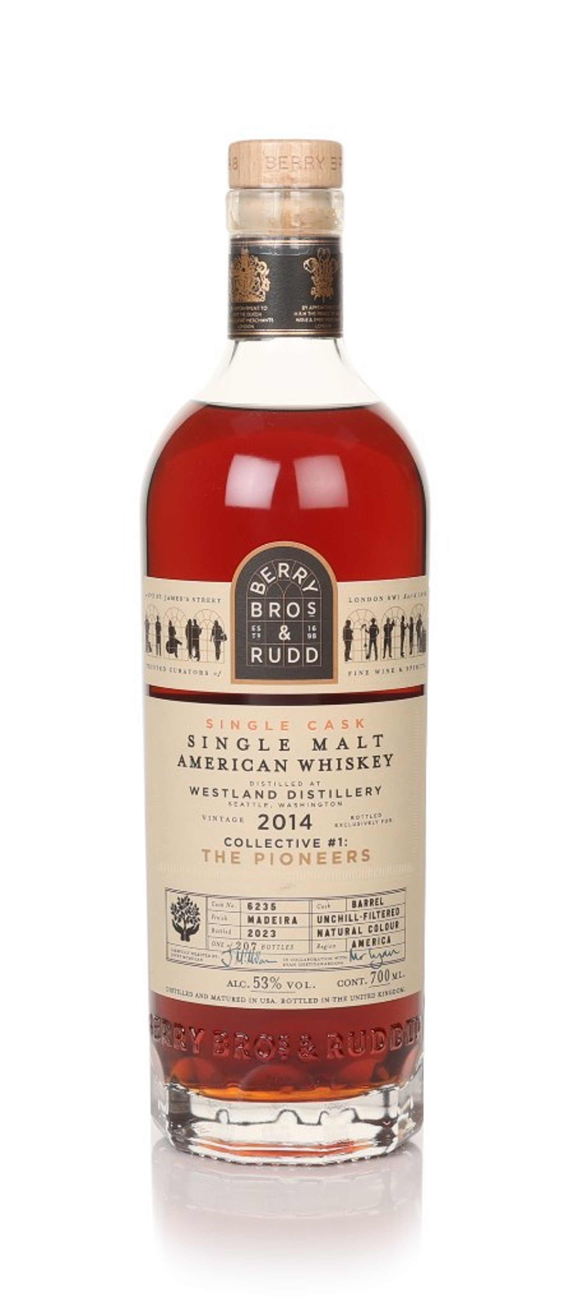Westland 2014 (bottled 2023) (cask 6235) - Collective #1: The Pioneers (Berry Bros. & Rudd) 70cl