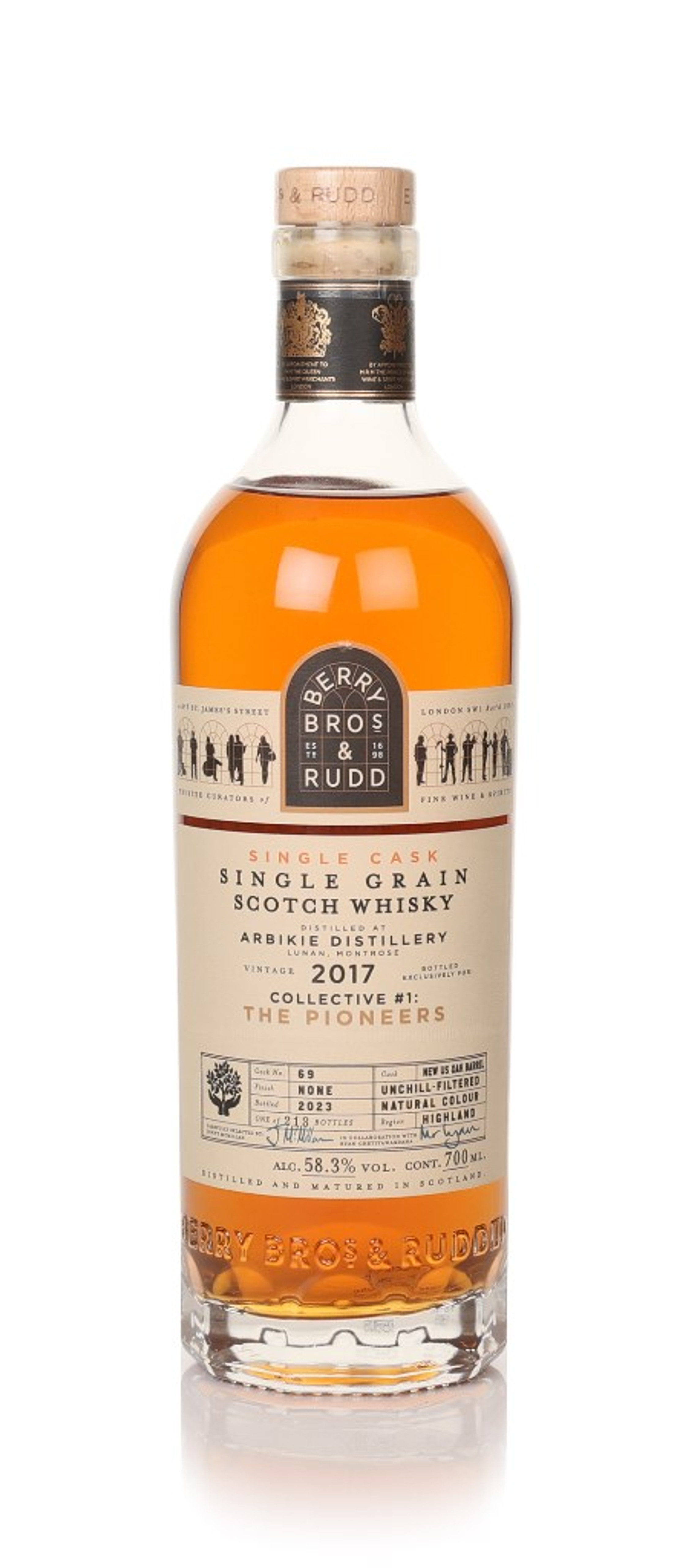 Arbikie 2017 (bottled 2023) (cask 69) - Collective #1: The Pioneers (Berry Bros. & Rudd) 70cl