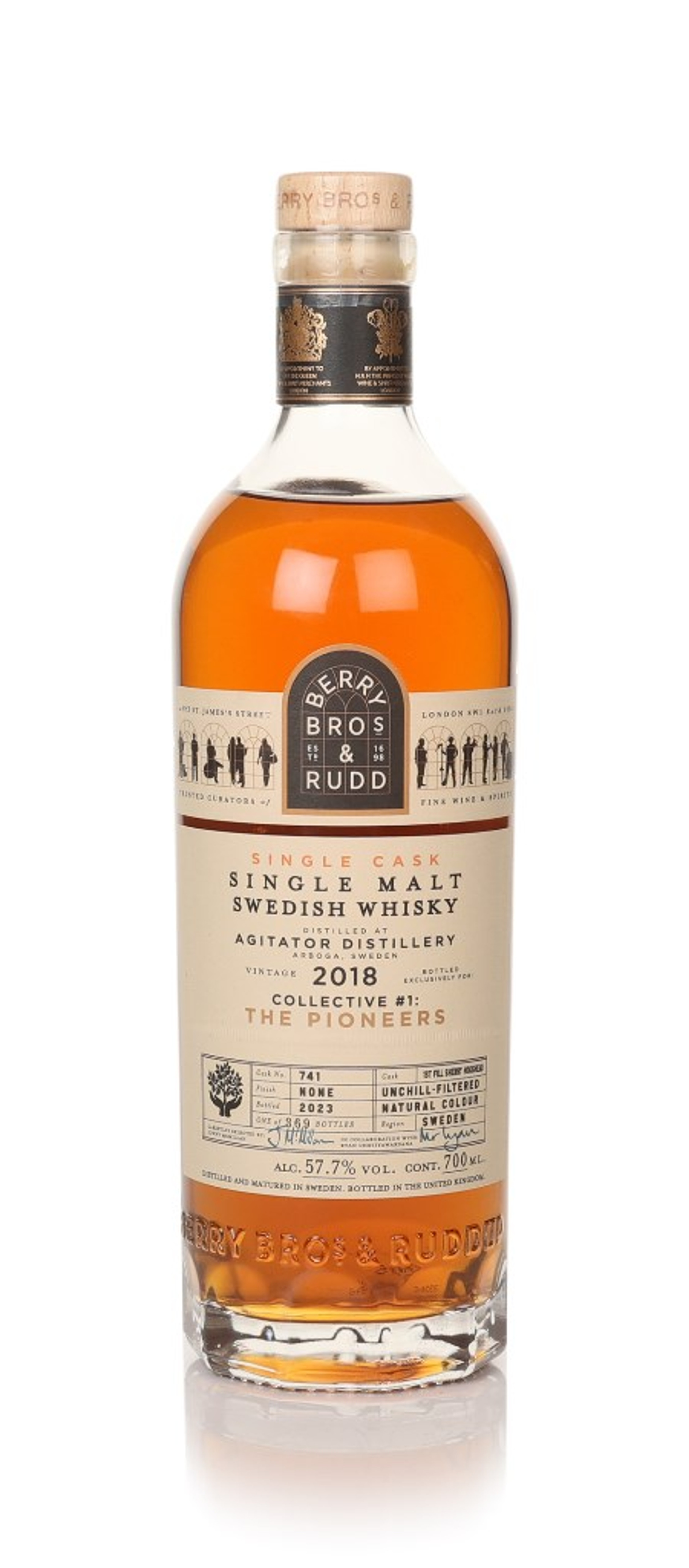 Agitator 2018 (bottled 2023) (cask 741) - Collective #1: The Pioneers (Berry Bros. & Rudd) 70cl