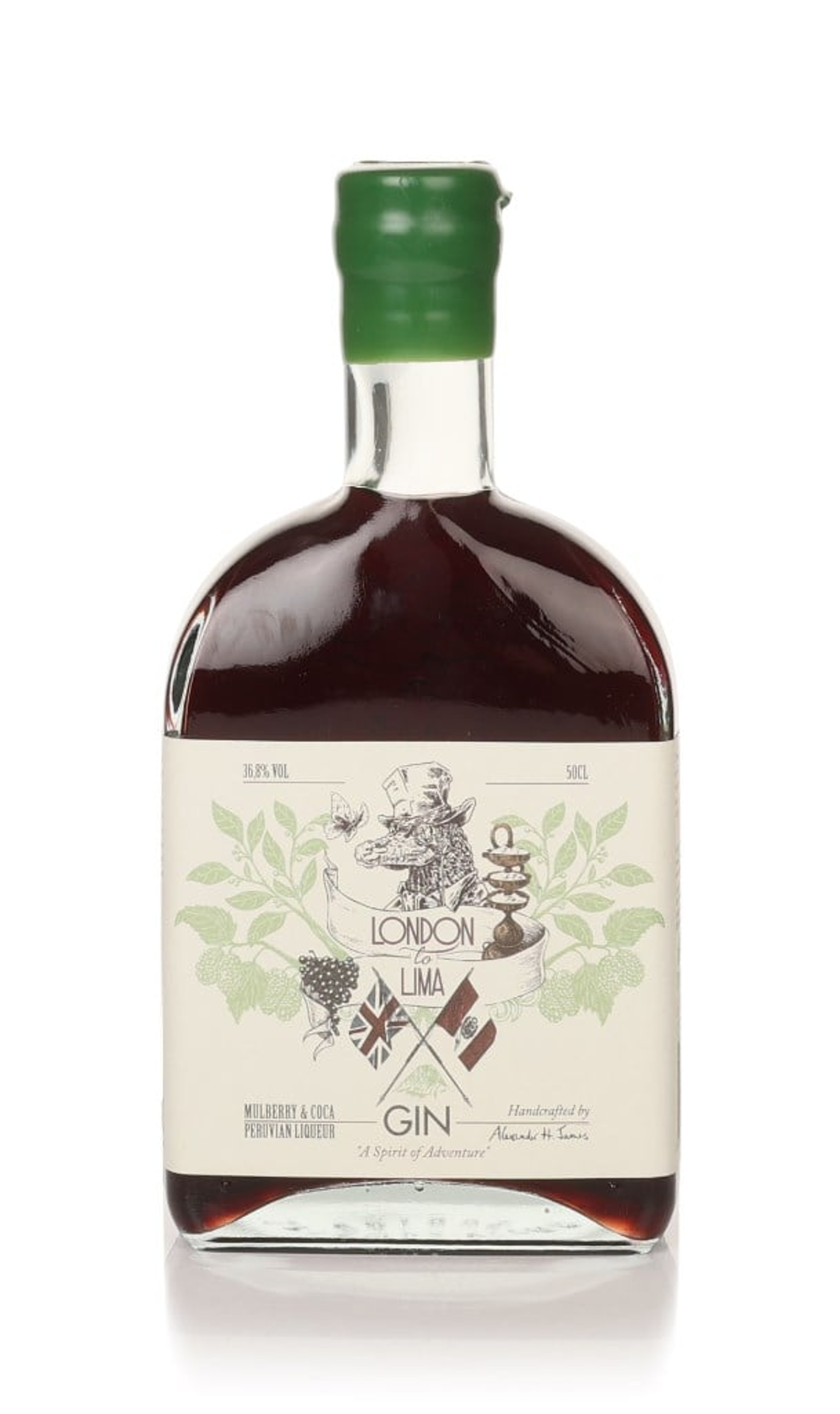 London to Lima Mulberry & Coca Gin Liqueur (36.8%) 50cl