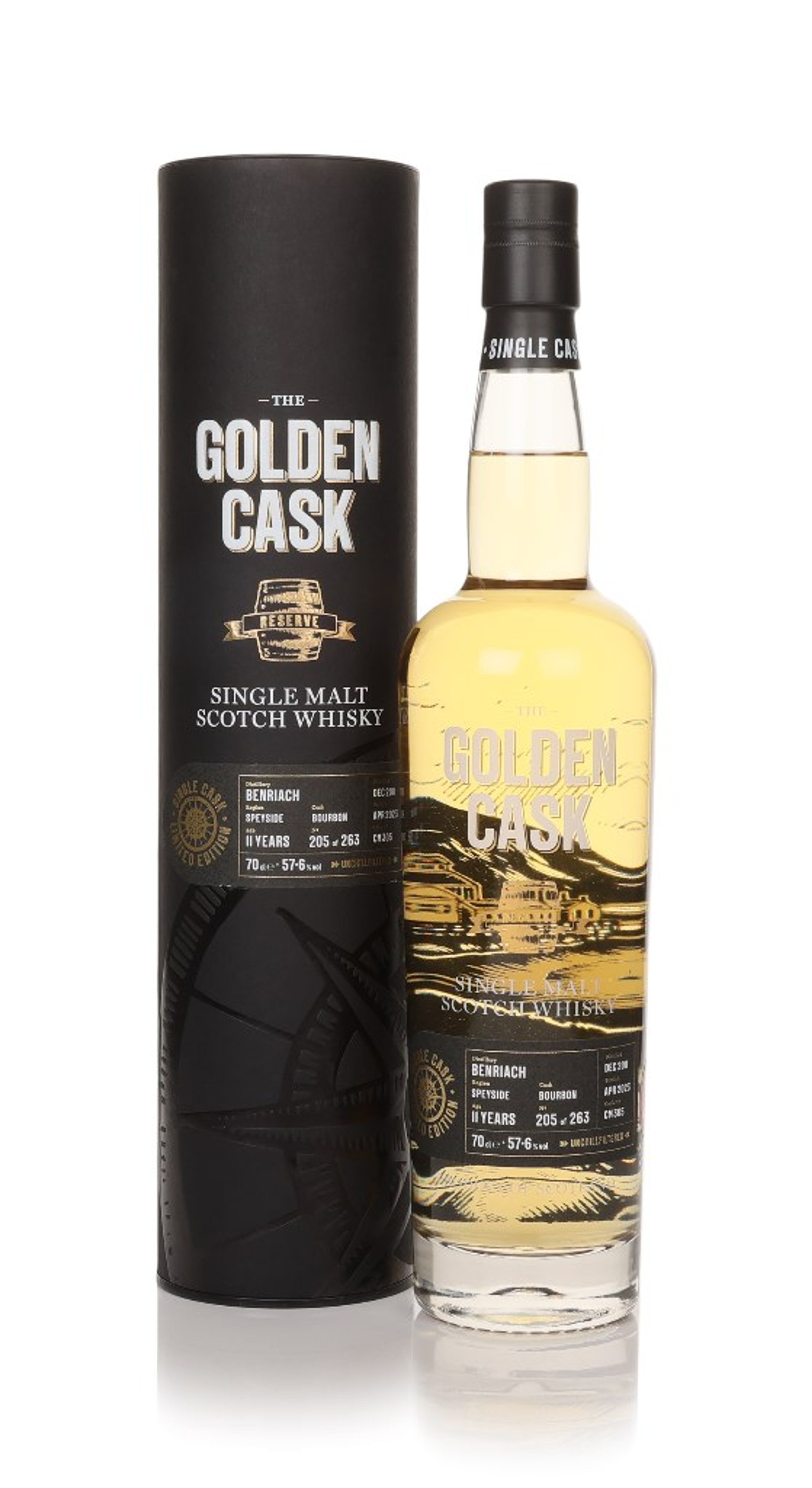 Benriach 11 Year Old 2011 (cask CM305) - The Golden Cask (House of MacDuff) 70cl