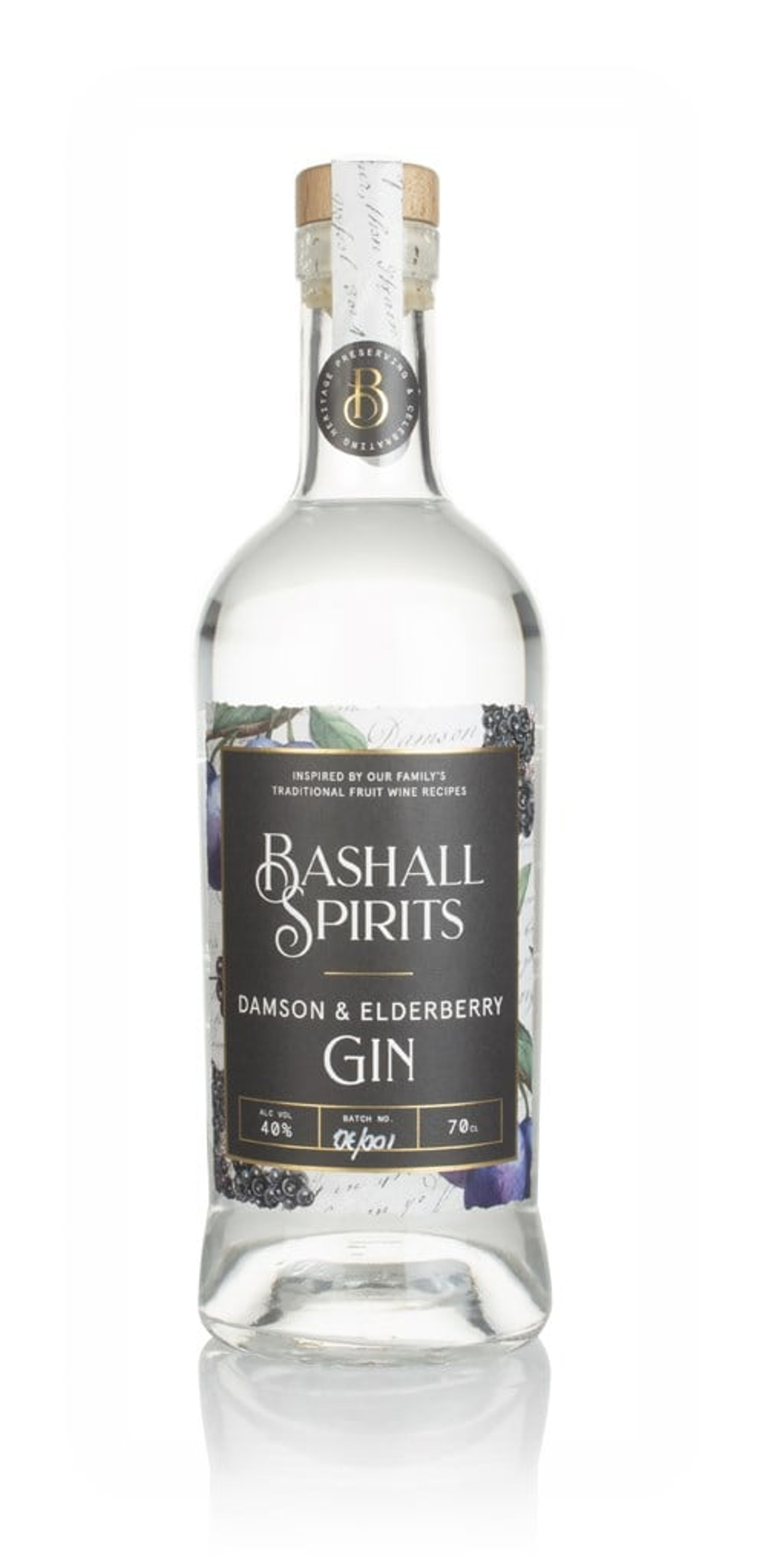 Bashall Spirits Damson & Elderberry Gin 70cl
