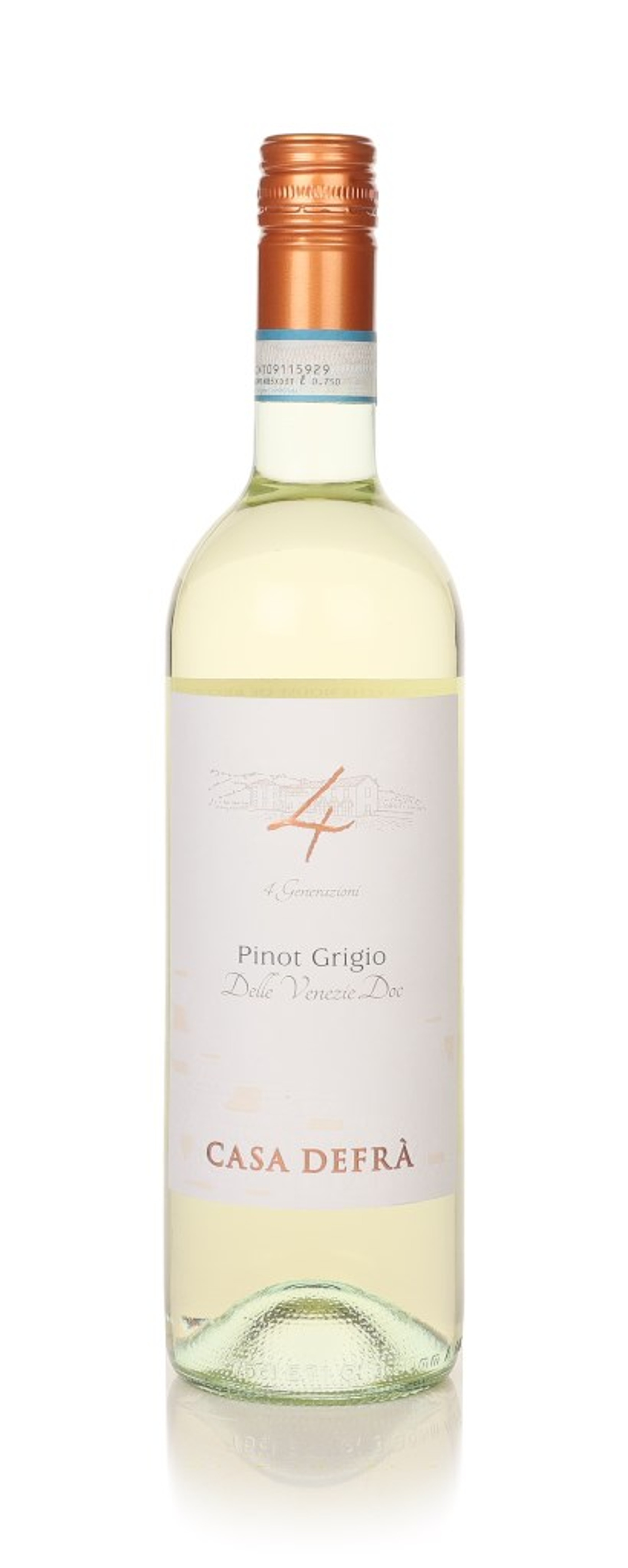 4 Casa Defrà Pinot Grigio 2021 75cl