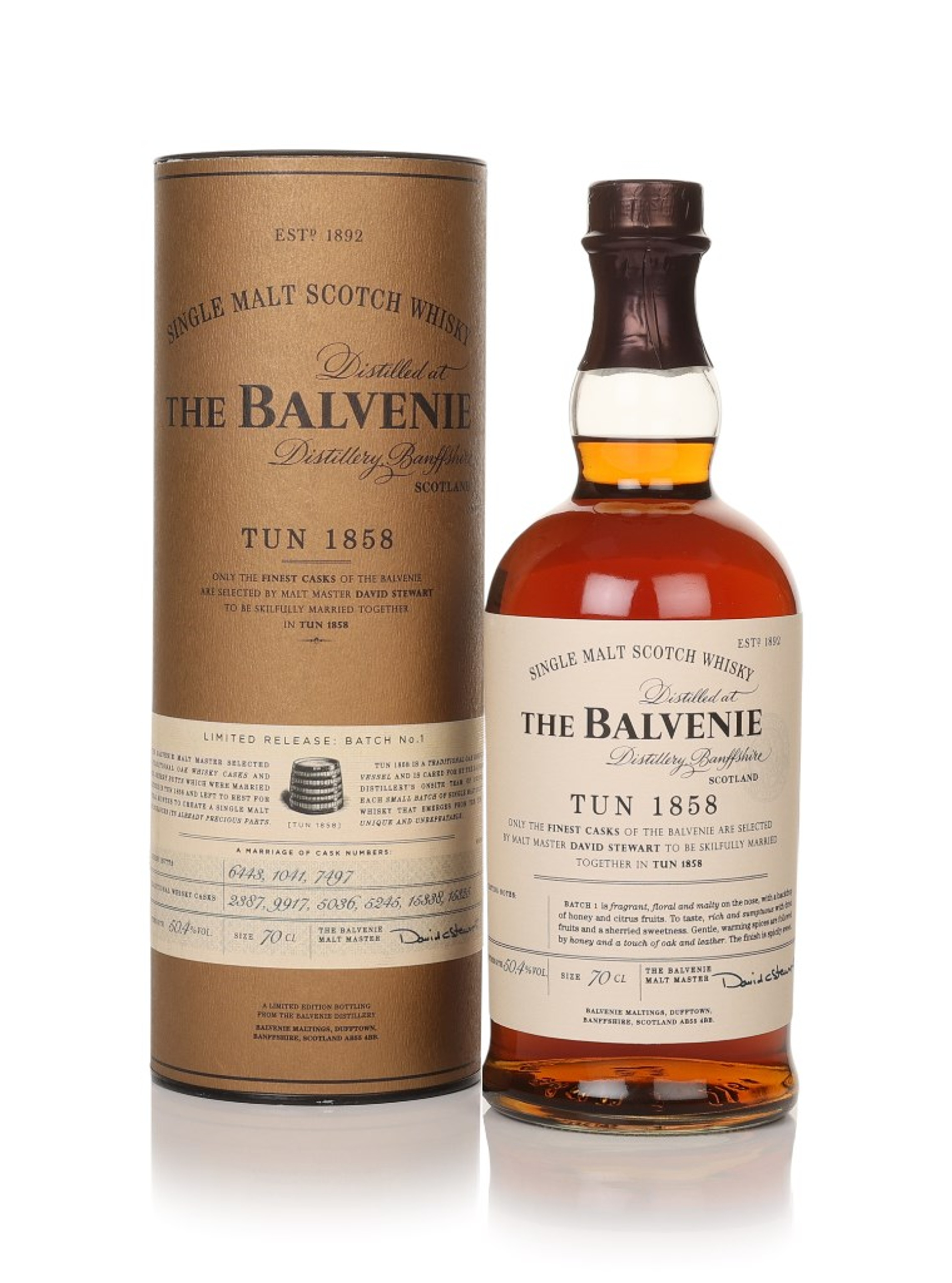 Balvenie Tun 1858 - Batch 1 70cl