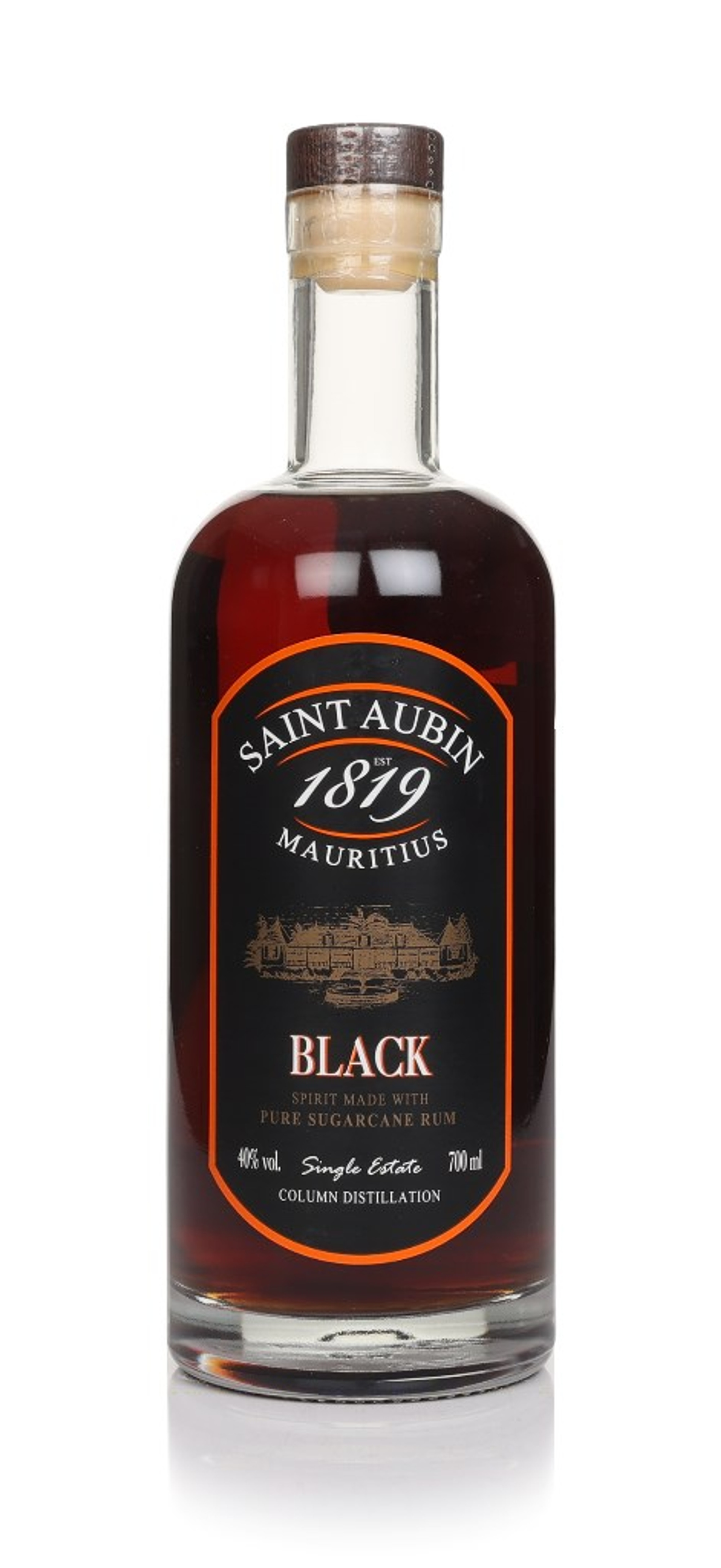 Saint Aubin Black Rum 70cl
