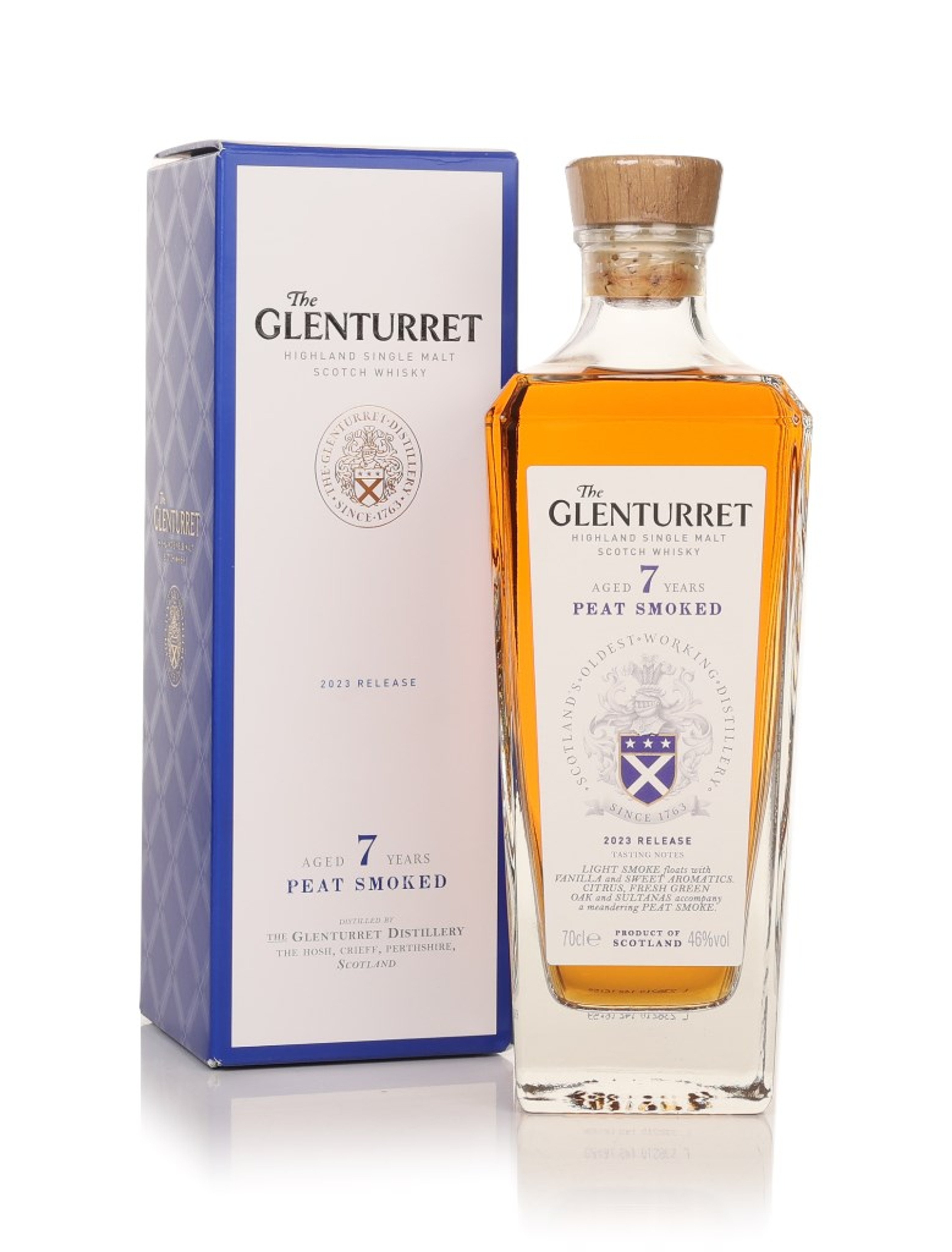 The Glenturret 7 Year Old Peat Smoked (2023 Release) 70cl