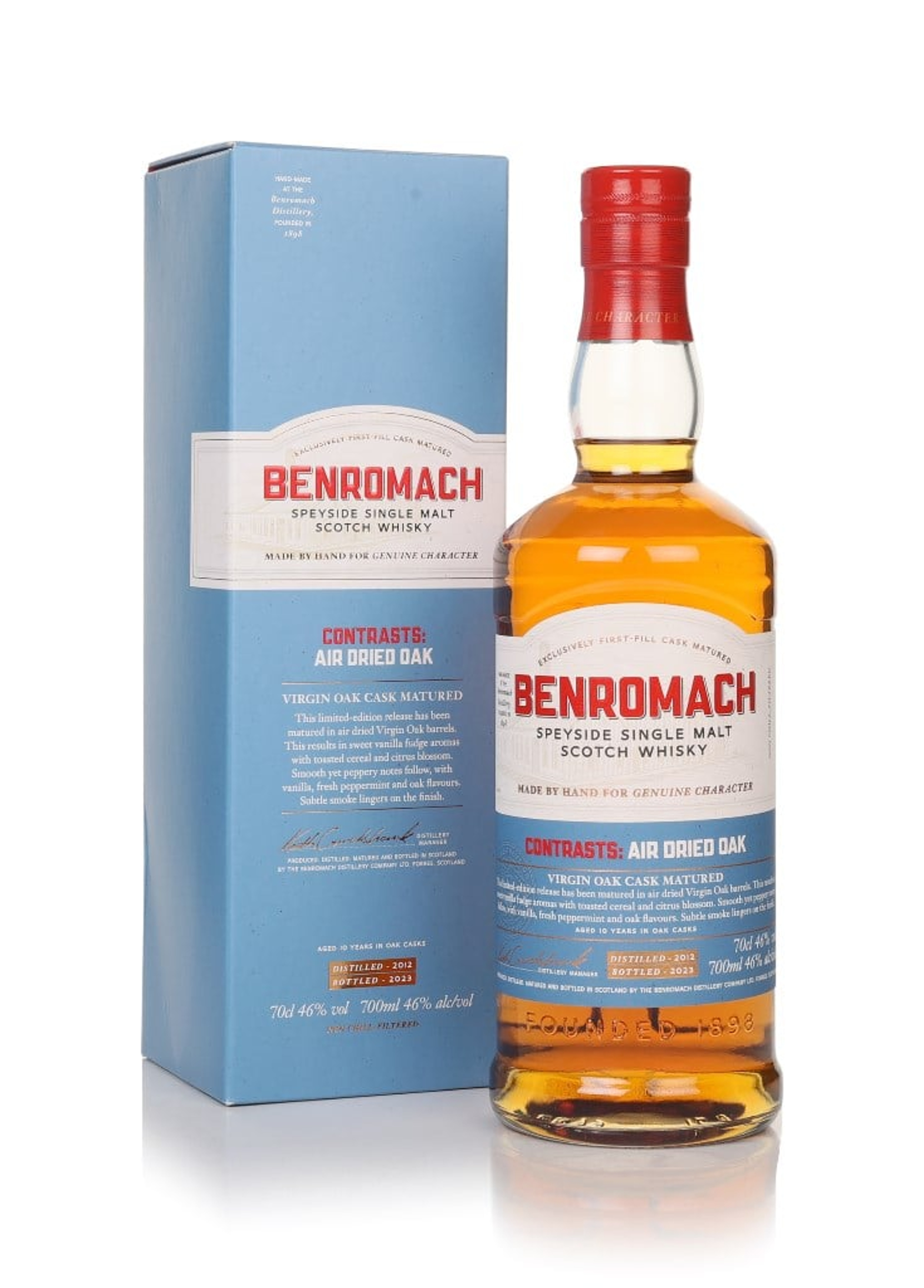 Benromach 10 Year Old 2012 - Virgin Oak Air Dried 70cl