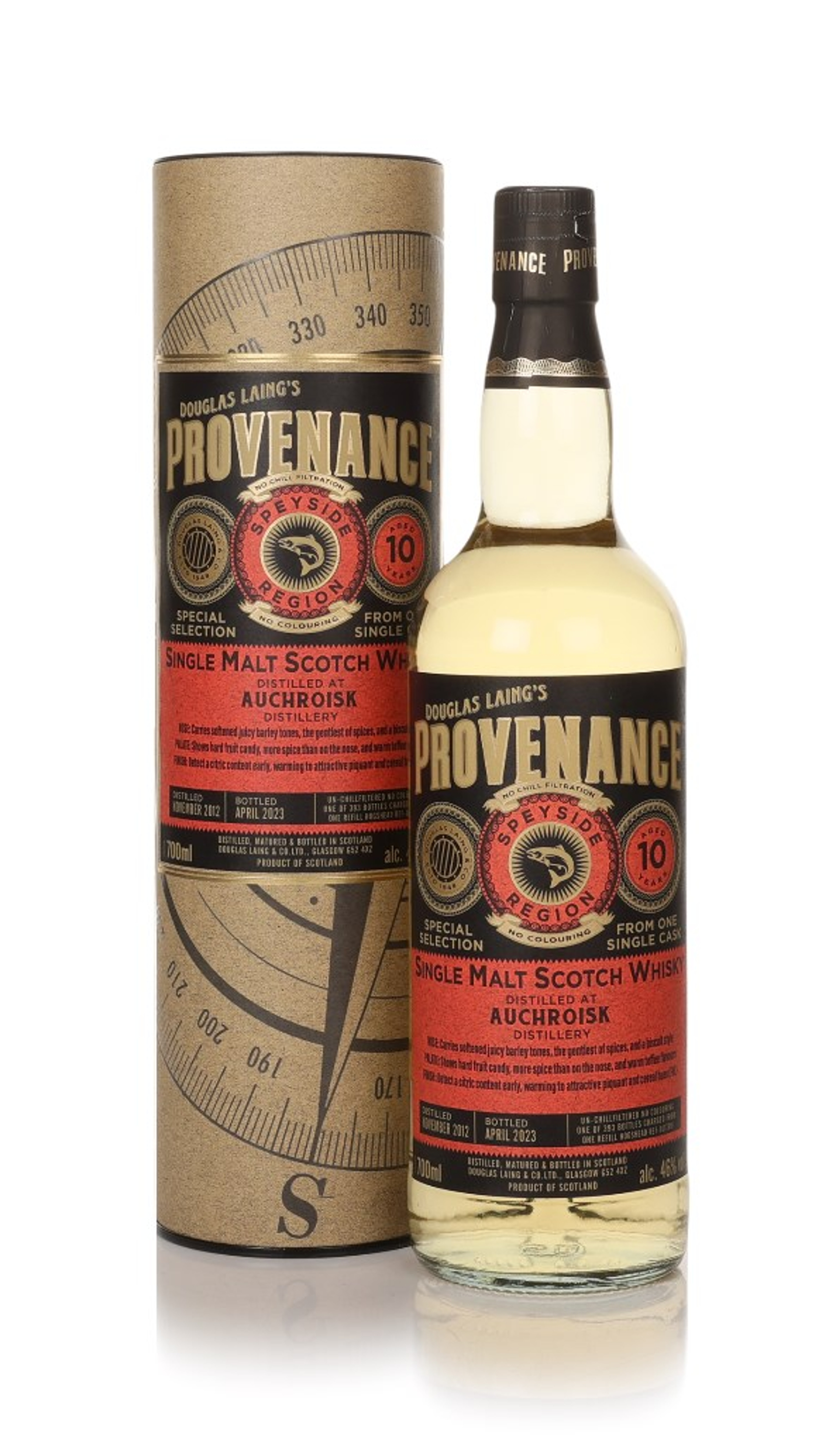 Auchroisk 10 Year Old 2012 (cask 17318) - Provenance (Douglas Laing) 70cl