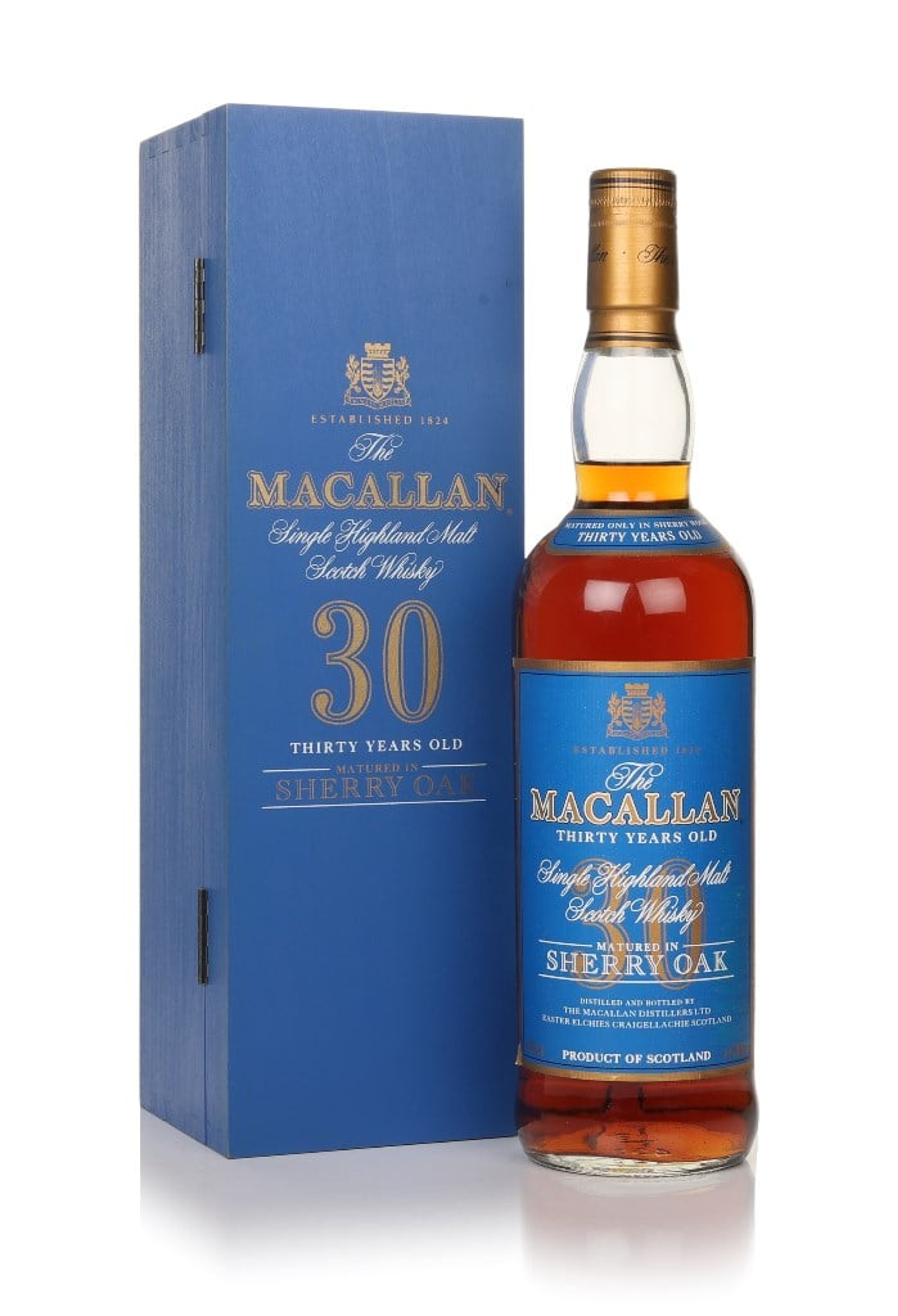 Macallan 30 Year Old Sherry Oak - 1990s-00s 70cl