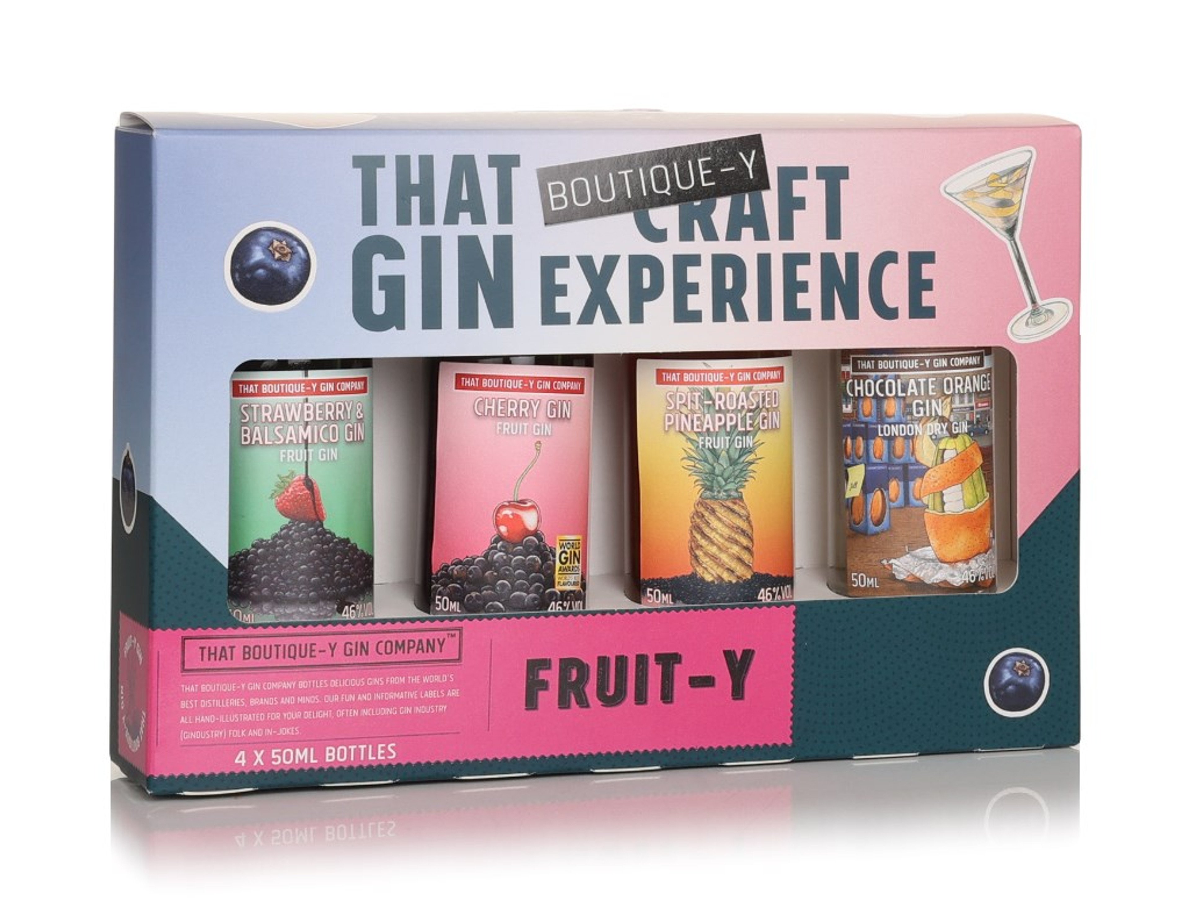 That Boutique-y Gin Company Fruit-y Gin Gift Set (4 x 5cl) 20cl