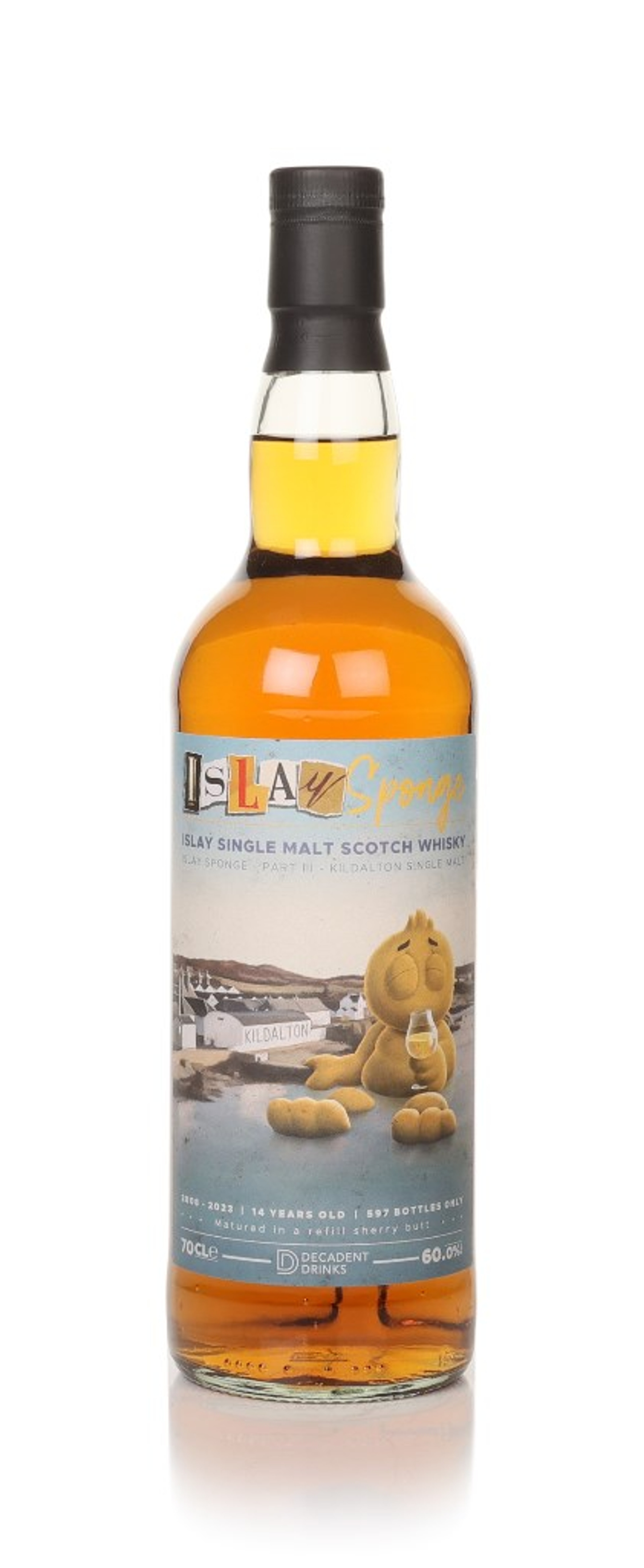 Islay Sponge 14 Year Old 2008 Part 3 - Kildalton (Decadent Drinks) 70cl