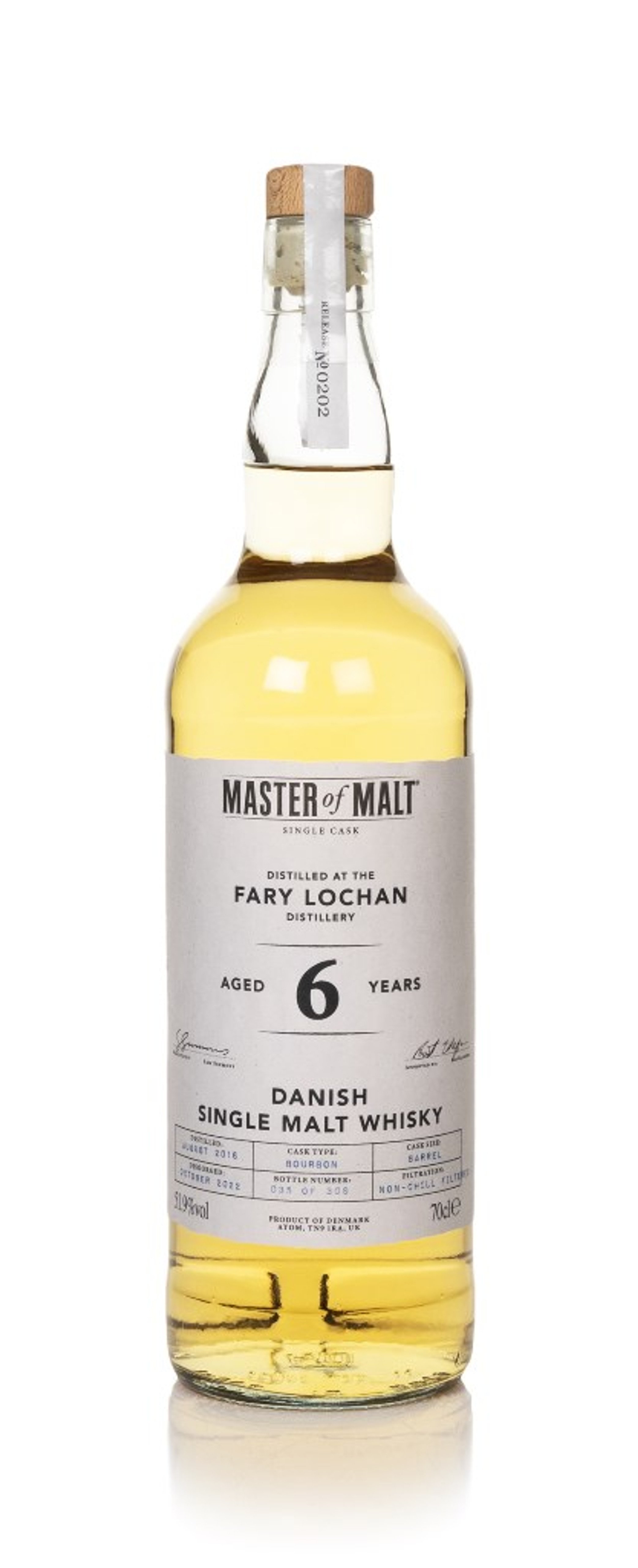 Fary Lochan 6 Year Old 2016 Single Cask (Master of Malt) 70cl