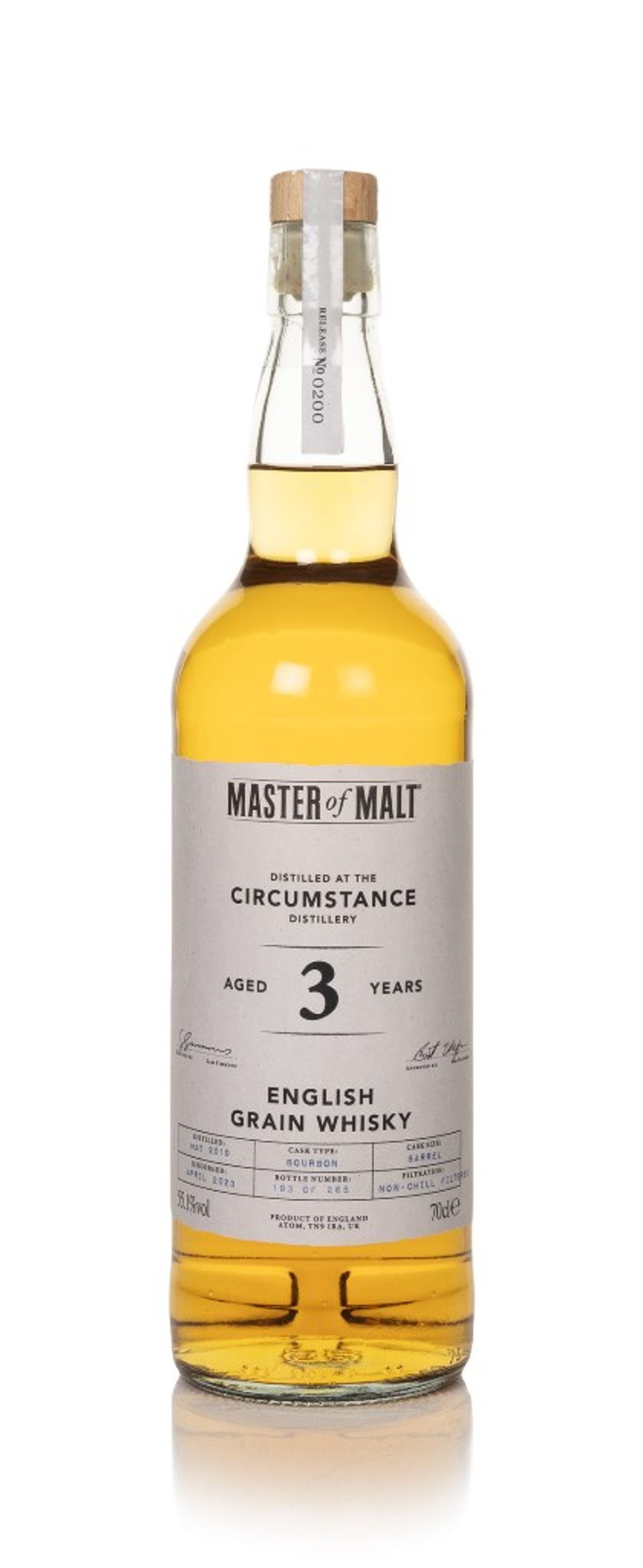 Circumstance 3 Year Old 2019 (Master of Malt) 70cl